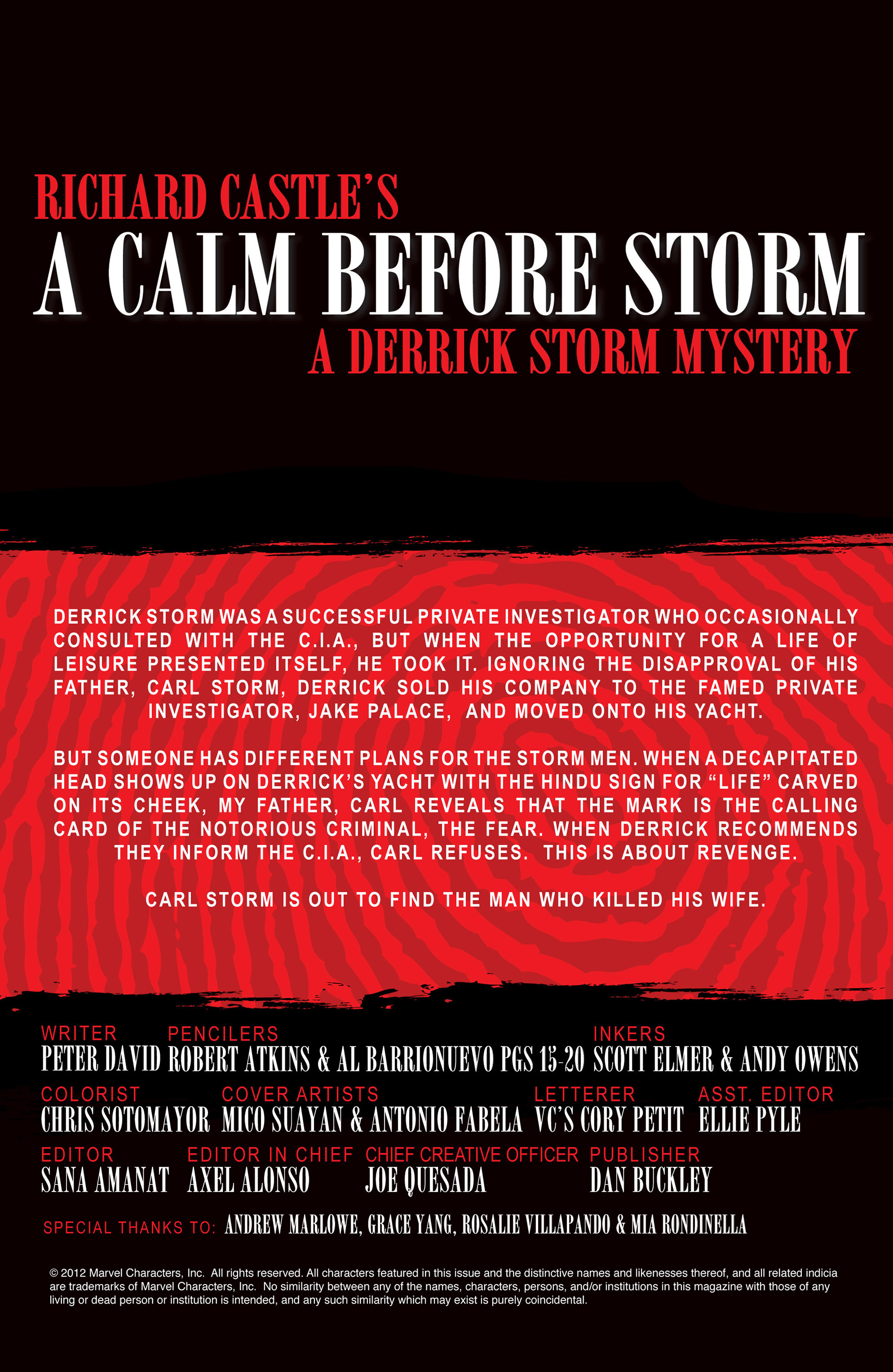 Read online Castle: A Calm Before Storm comic -  Issue #2 - 2