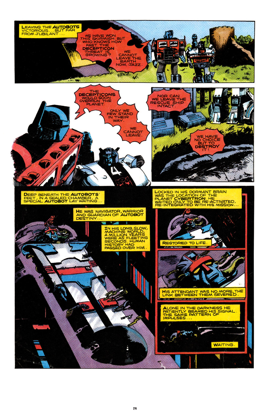 Read online The Transformers Classics comic -  Issue # TPB 3 - 215