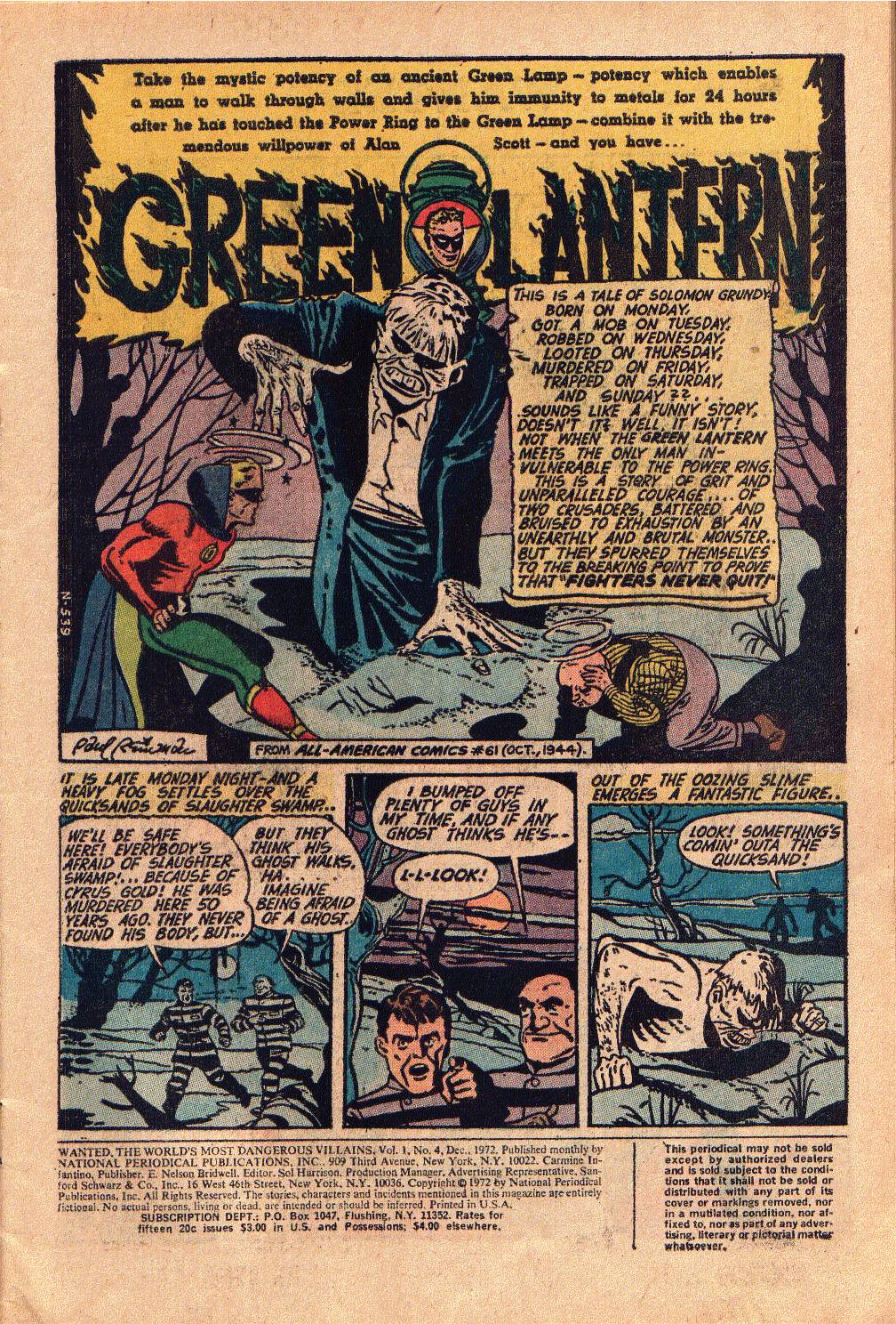 Read online Wanted, the World's Most Dangerous Villains comic -  Issue #4 - 3