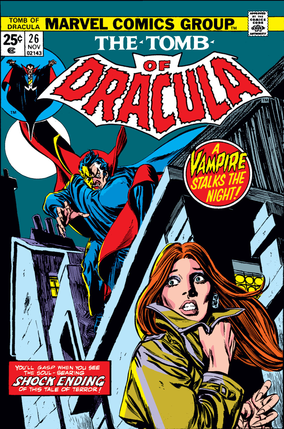 Read online Tomb of Dracula (1972) comic -  Issue #26 - 1