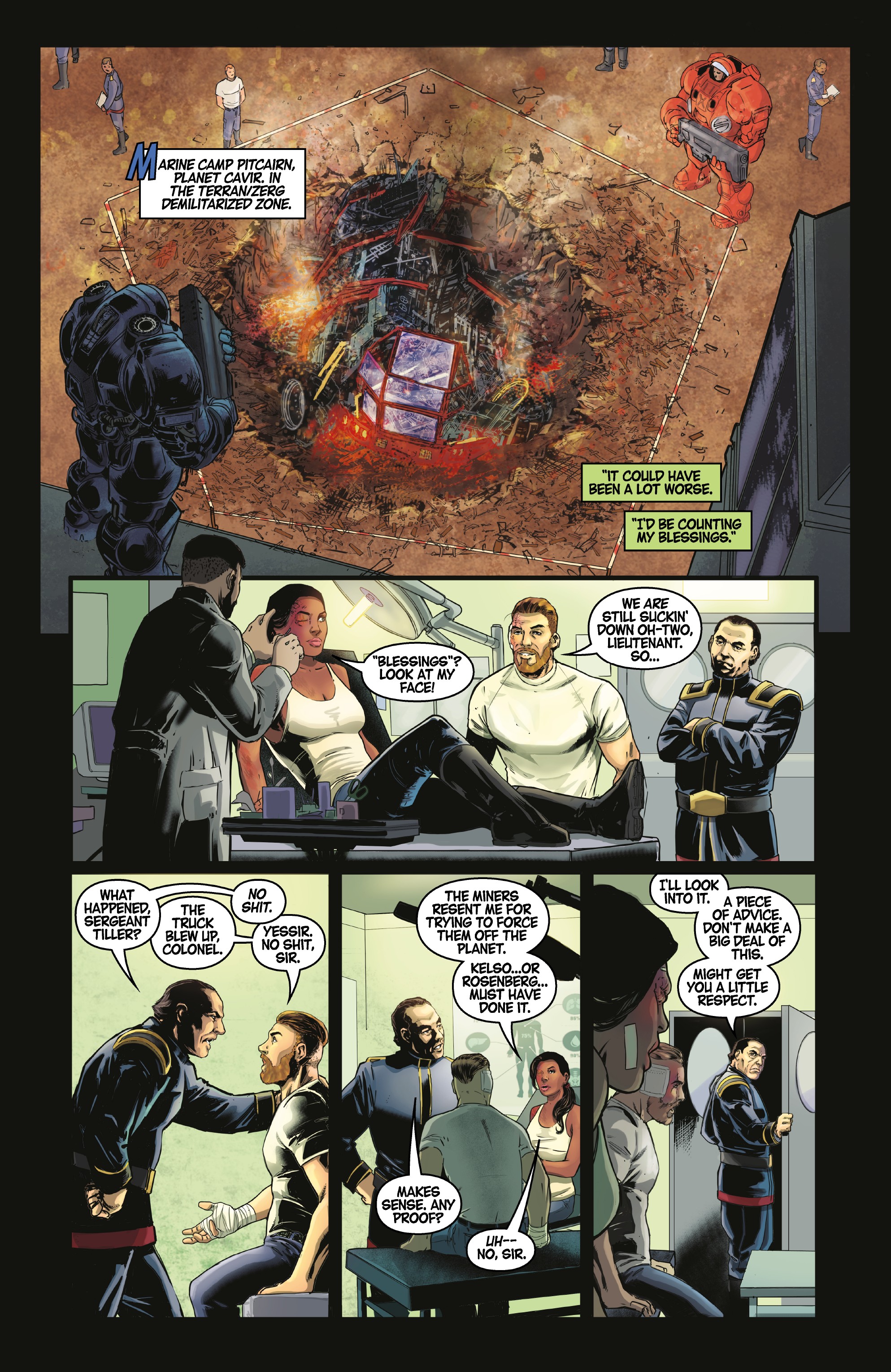 Read online StarCraft: Soldiers comic -  Issue #3 - 3