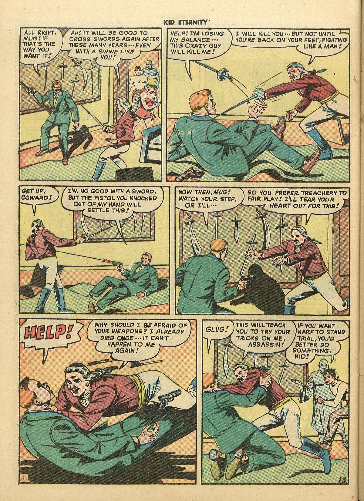 Read online Kid Eternity (1946) comic -  Issue #12 - 48