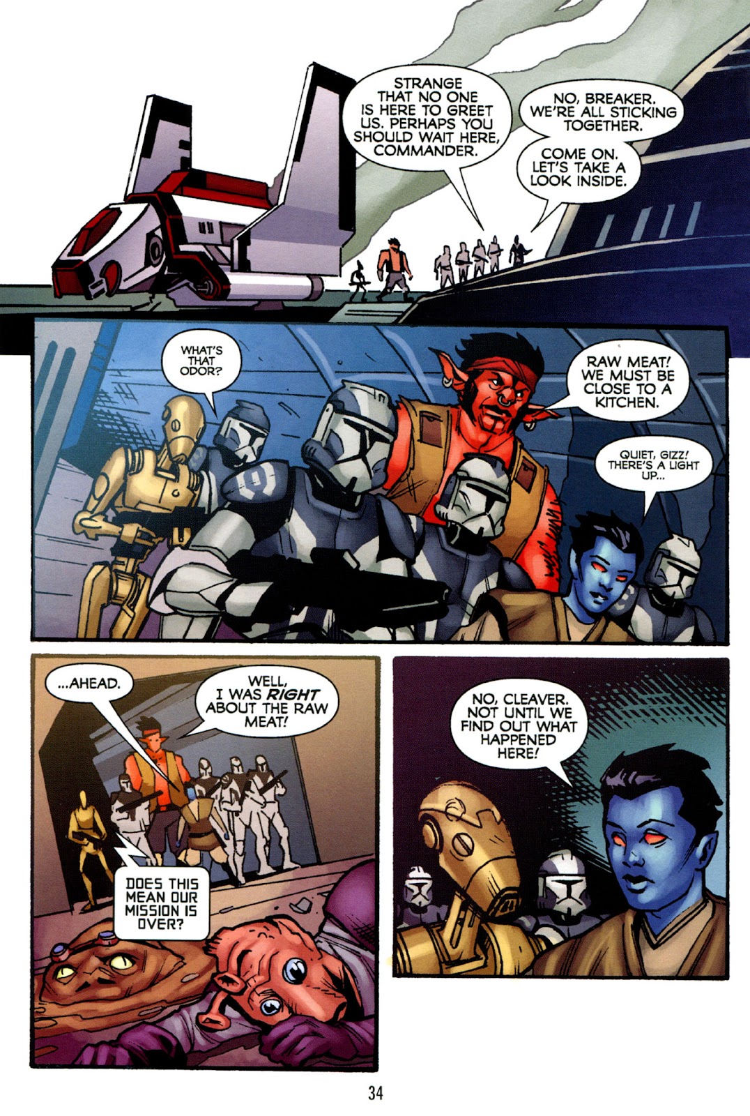 Star Wars: The Clone Wars - Strange Allies issue Full - Page 35