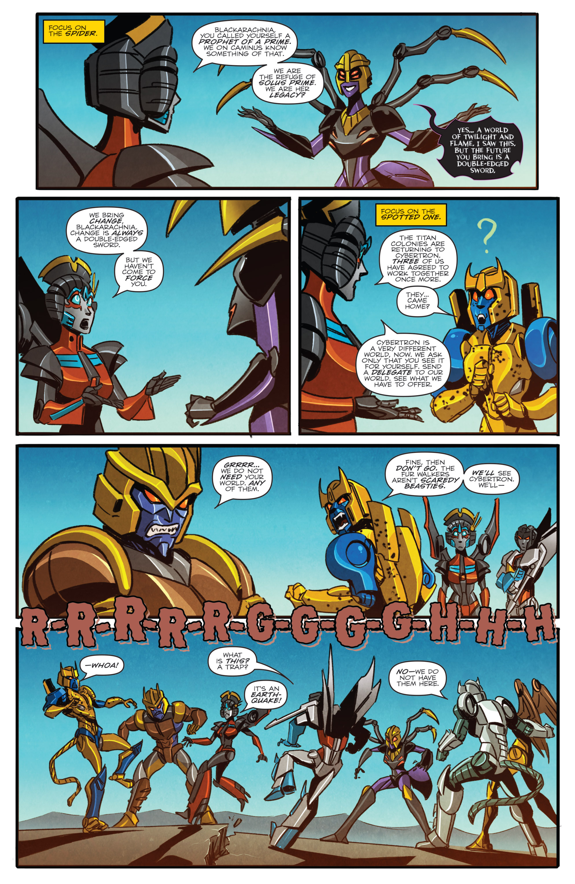 Read online The Transformers: Windblade (2015) comic -  Issue #6 - 18