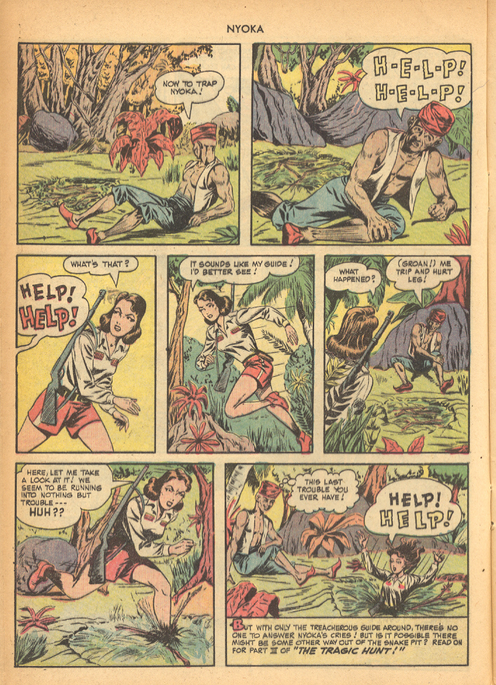 Read online Nyoka the Jungle Girl (1945) comic -  Issue #38 - 16