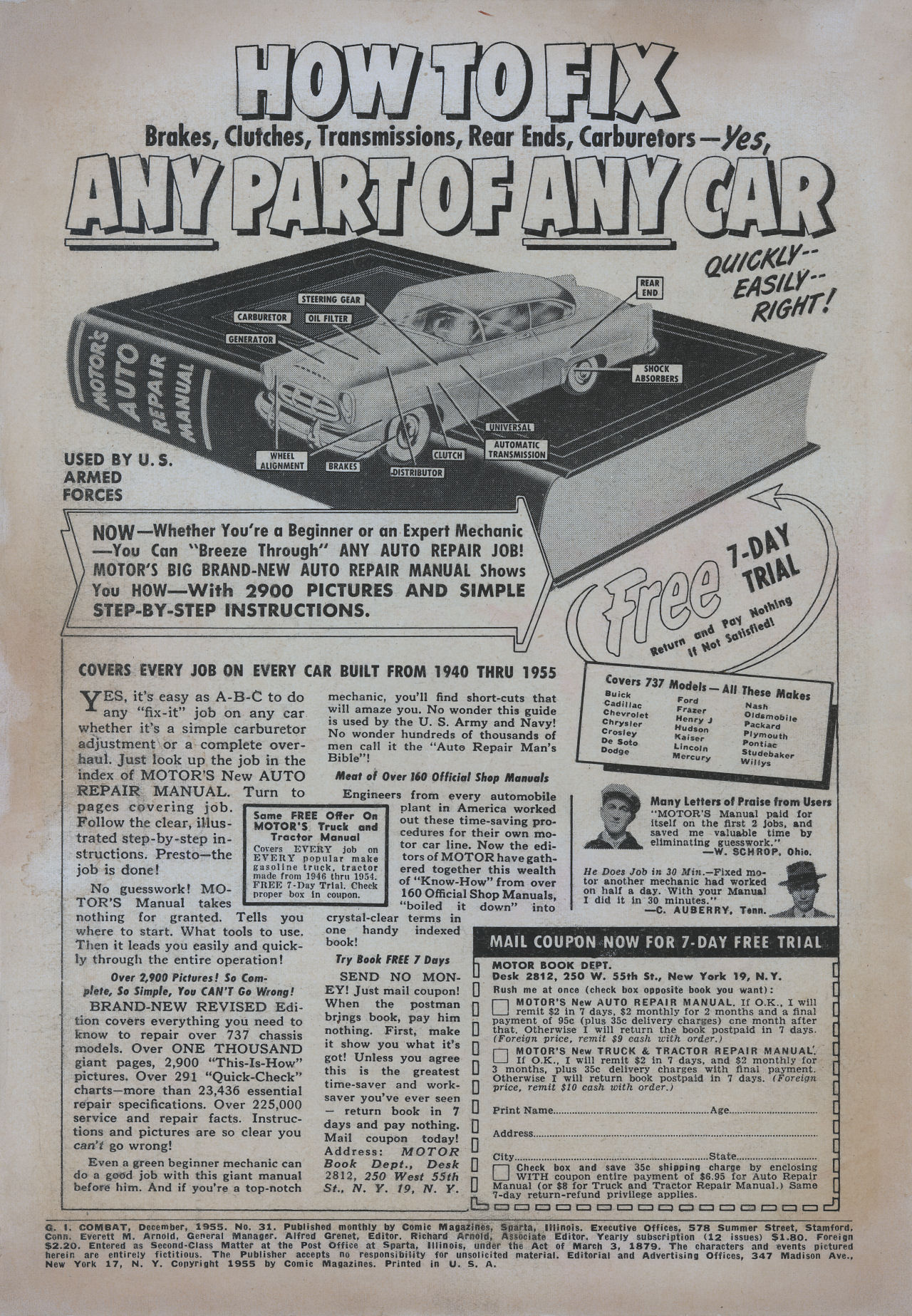 Read online G.I. Combat (1952) comic -  Issue #31 - 2