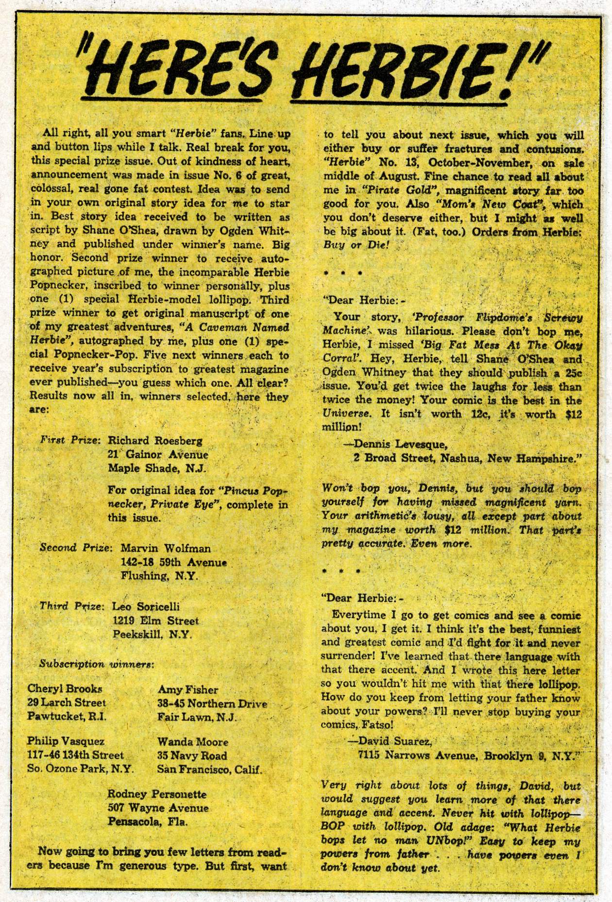 Read online Herbie comic -  Issue #12 - 17