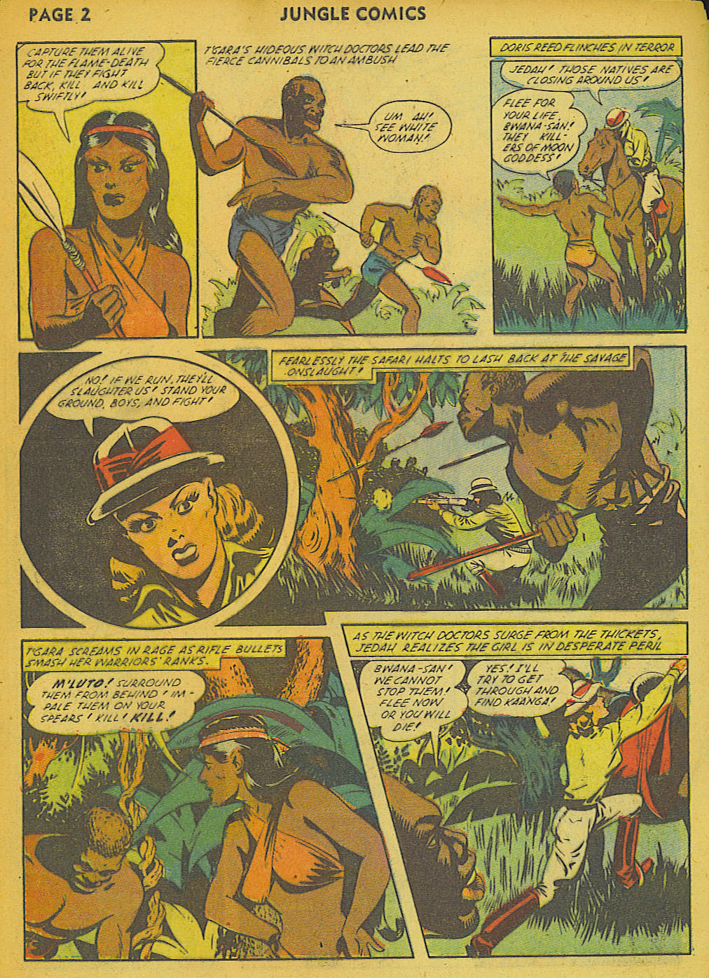 Read online Jungle Comics comic -  Issue #36 - 5