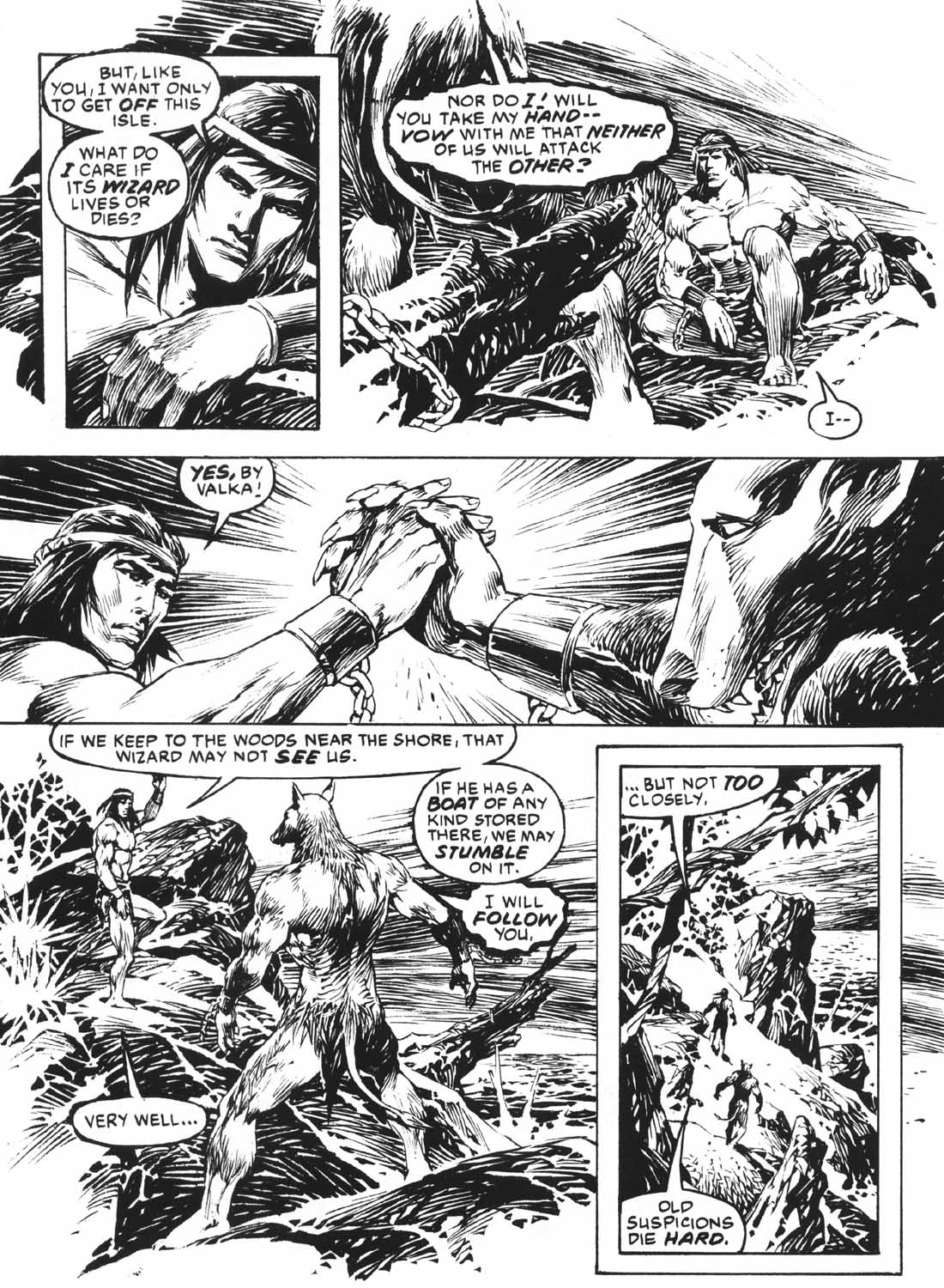 Read online The Savage Sword Of Conan comic -  Issue #232 - 57