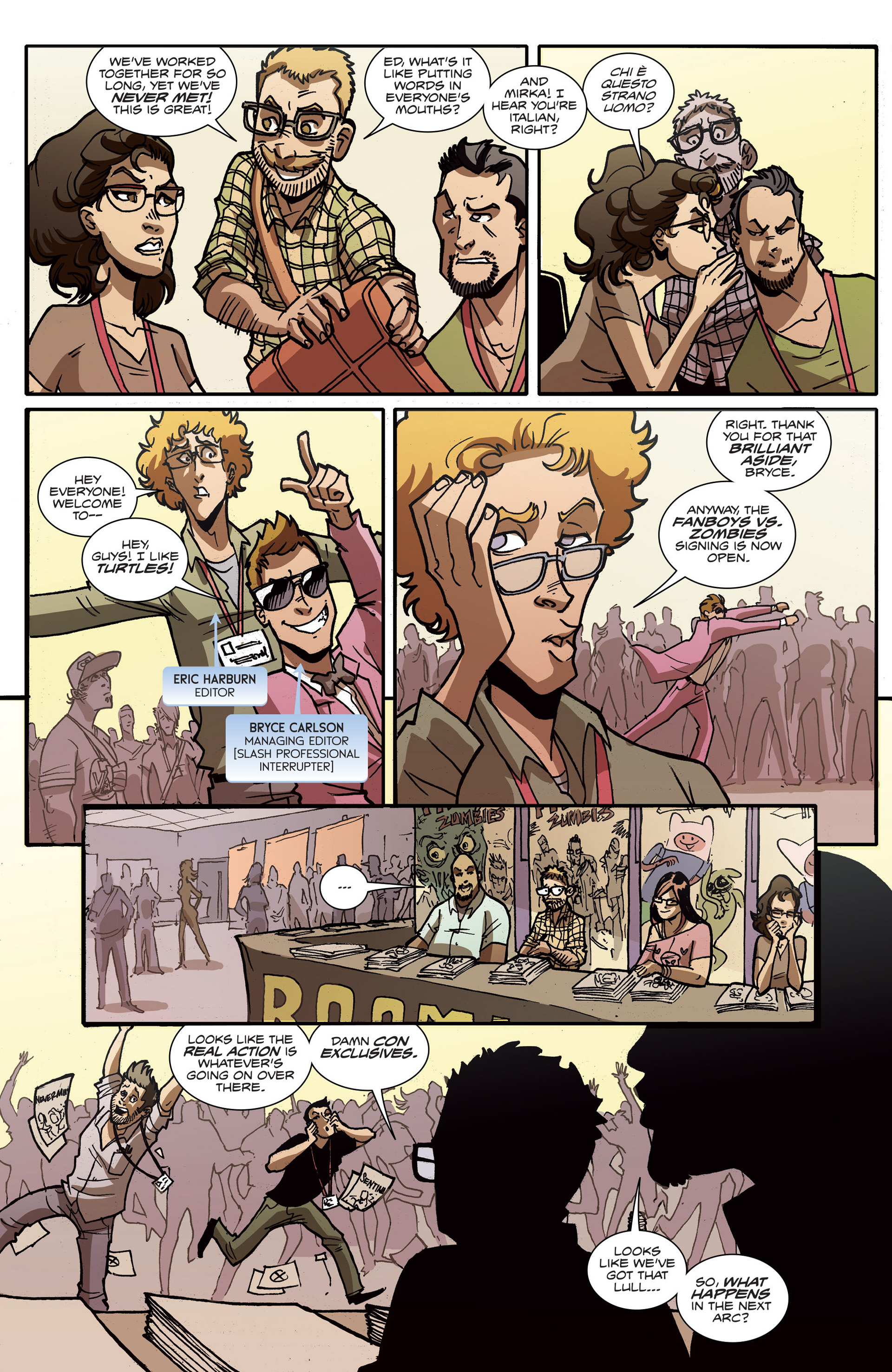 Read online Fanboys vs. Zombies comic -  Issue #20 - 5