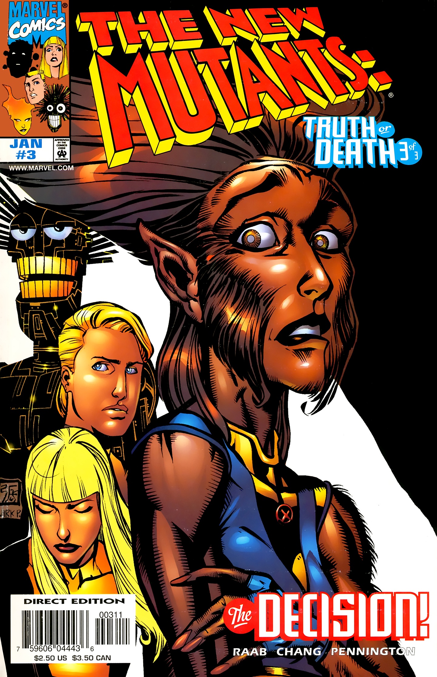 Read online New Mutants: Truth or Death comic -  Issue #3 - 1