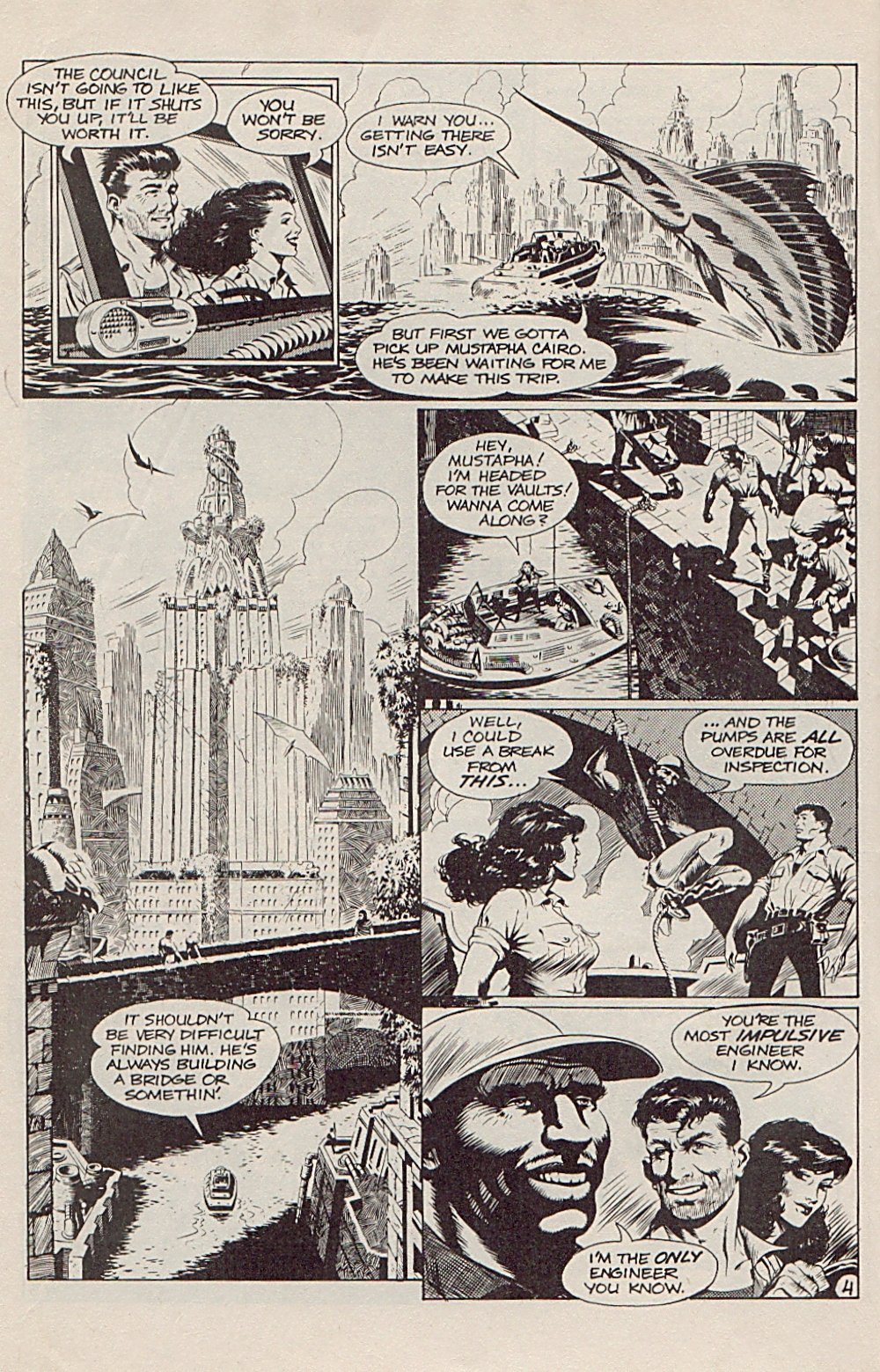 Read online Xenozoic Tales comic -  Issue #4 - 7