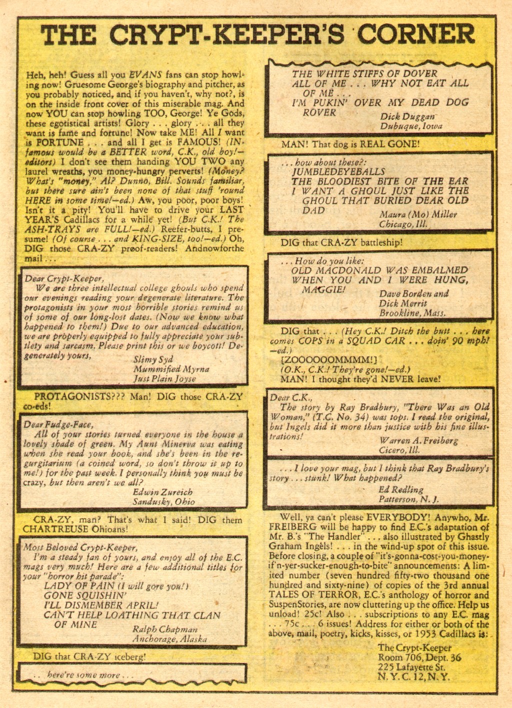 Read online Tales From The Crypt (1950) comic -  Issue #36 - 21