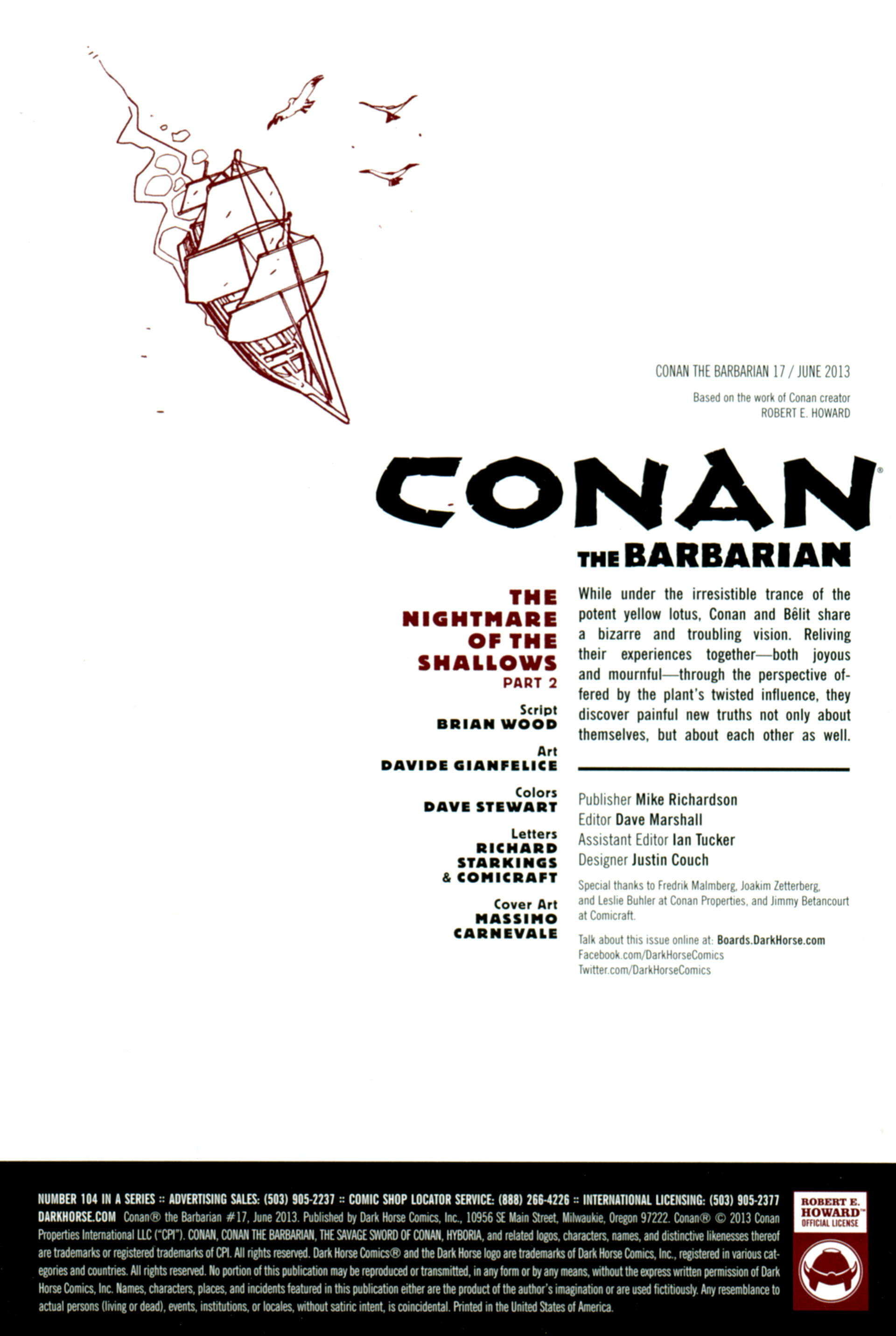 Read online Conan the Barbarian (2012) comic -  Issue #17 - 2