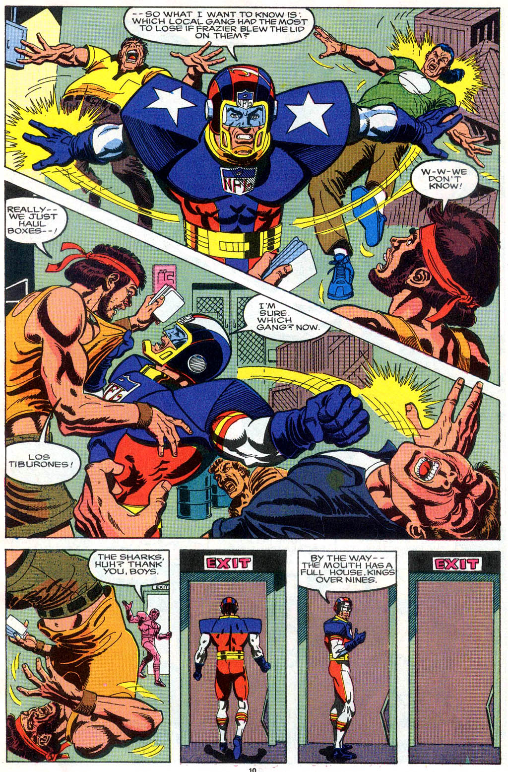 Read online NFL SuperPro comic -  Issue #2 - 9