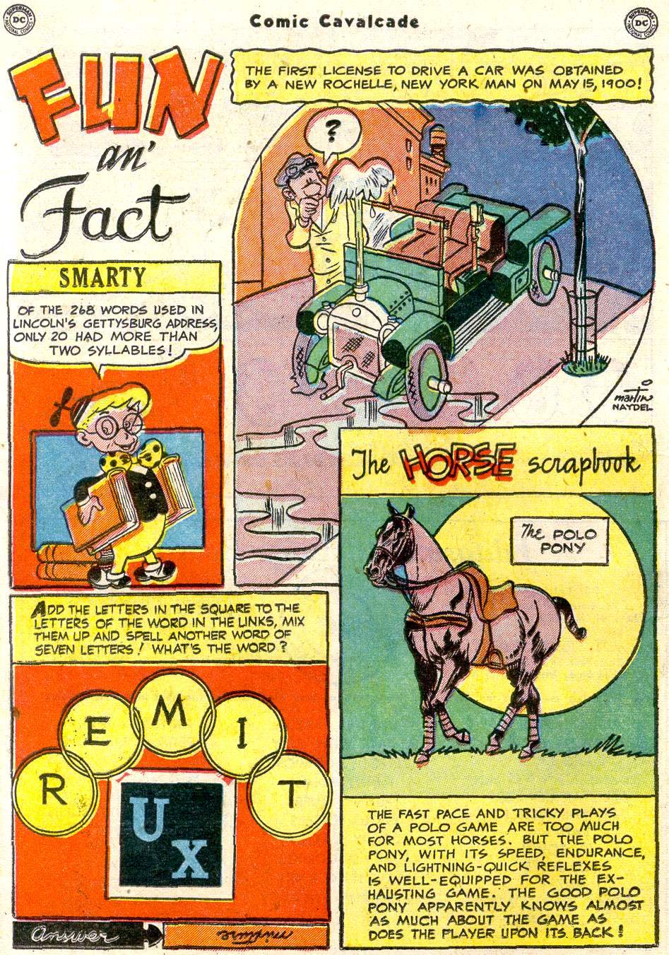 Read online Comic Cavalcade comic -  Issue #43 - 42