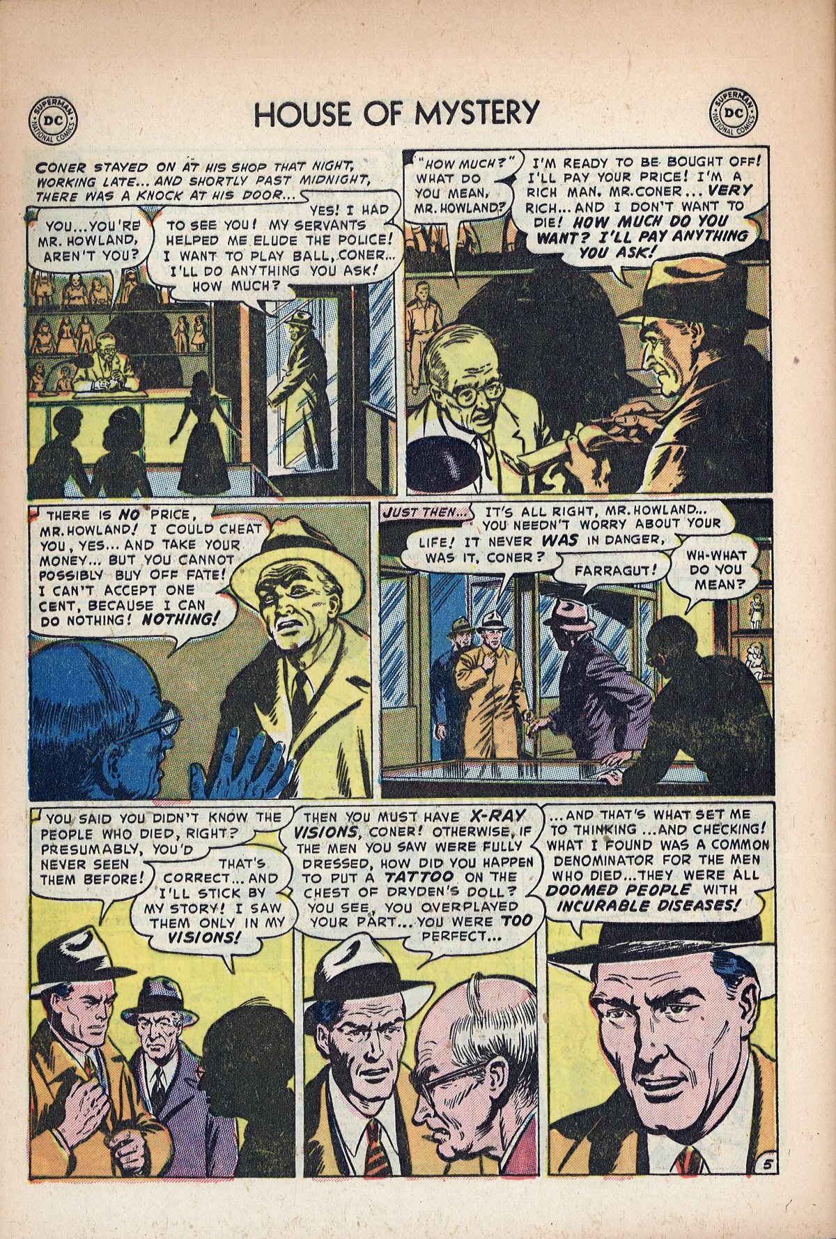 Read online House of Mystery (1951) comic -  Issue #14 - 32