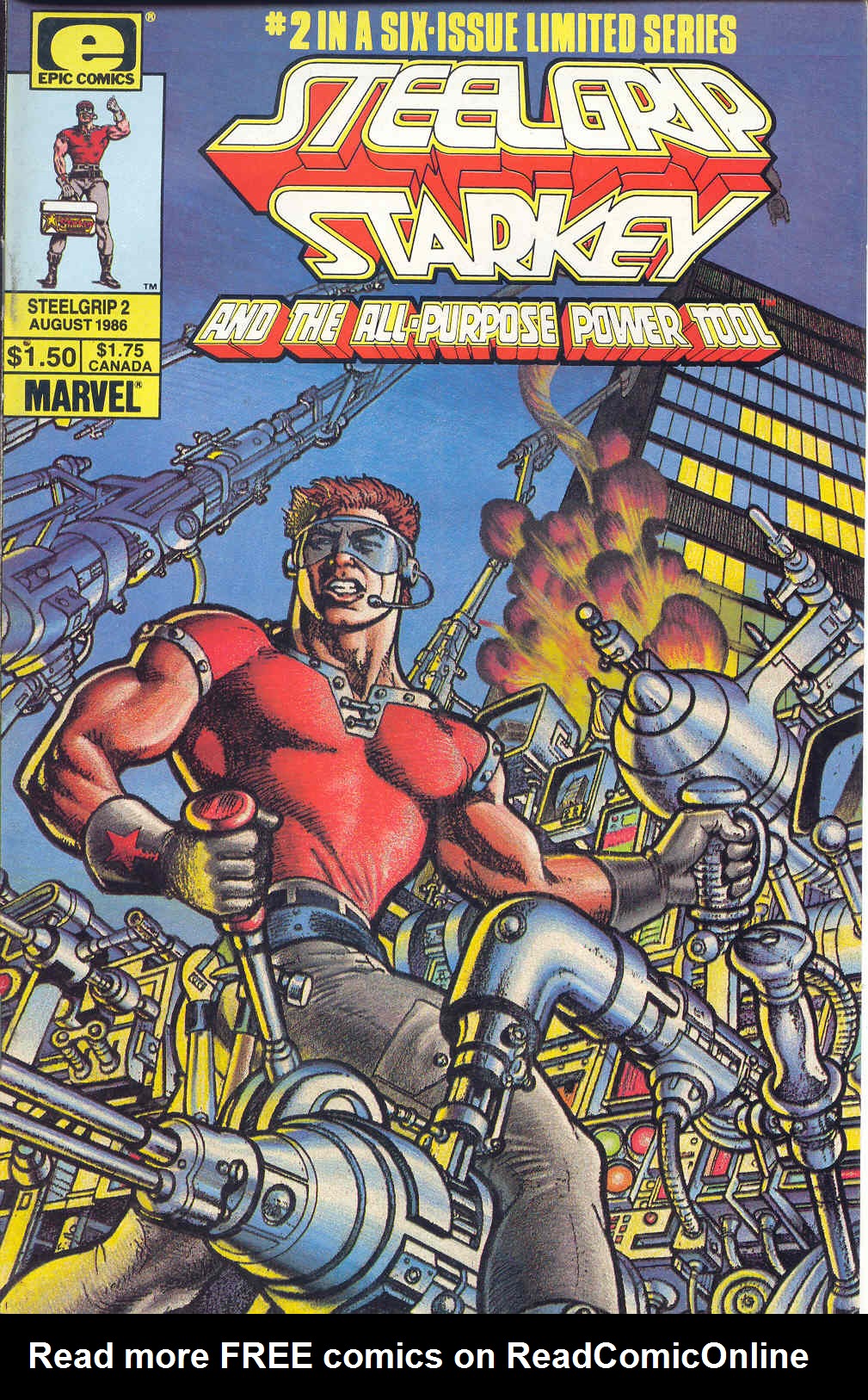 Read online Steelgrip Starkey comic -  Issue #2 - 1