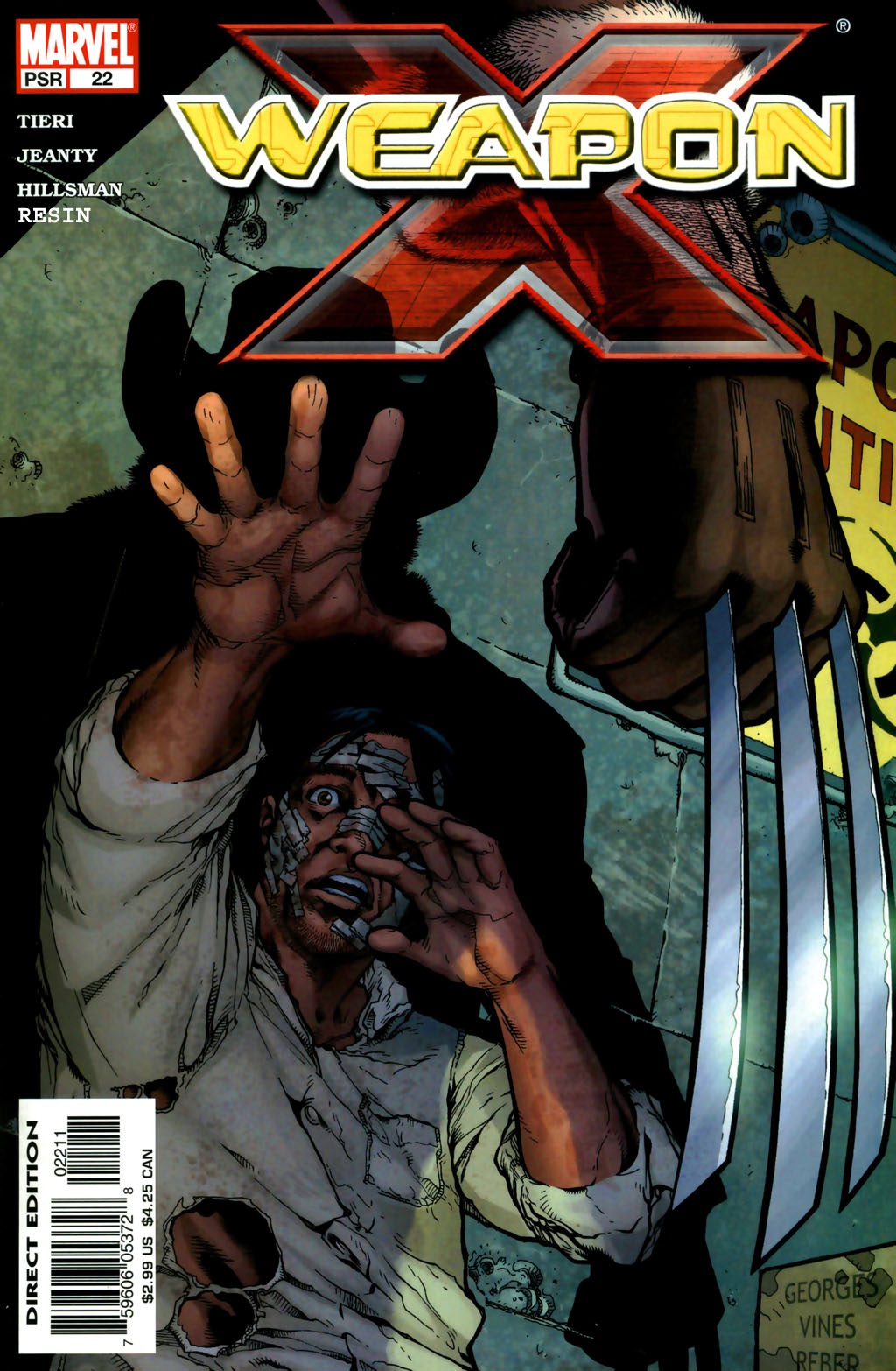 Read online Weapon X (2002) comic -  Issue #22 - 1
