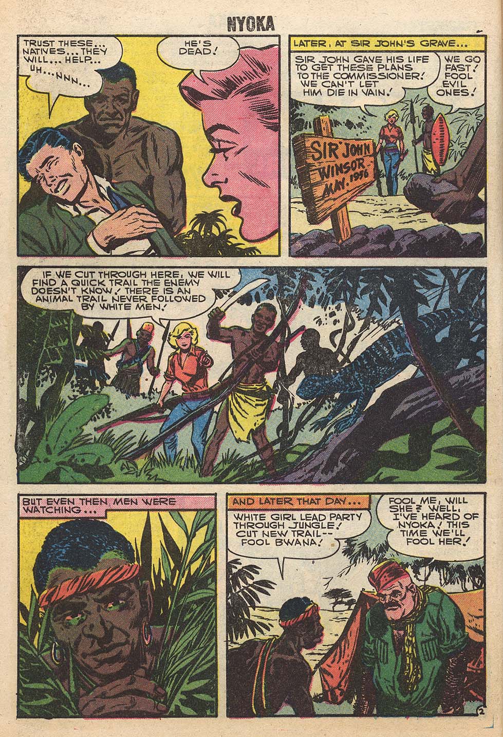 Read online Nyoka the Jungle Girl (1955) comic -  Issue #20 - 4