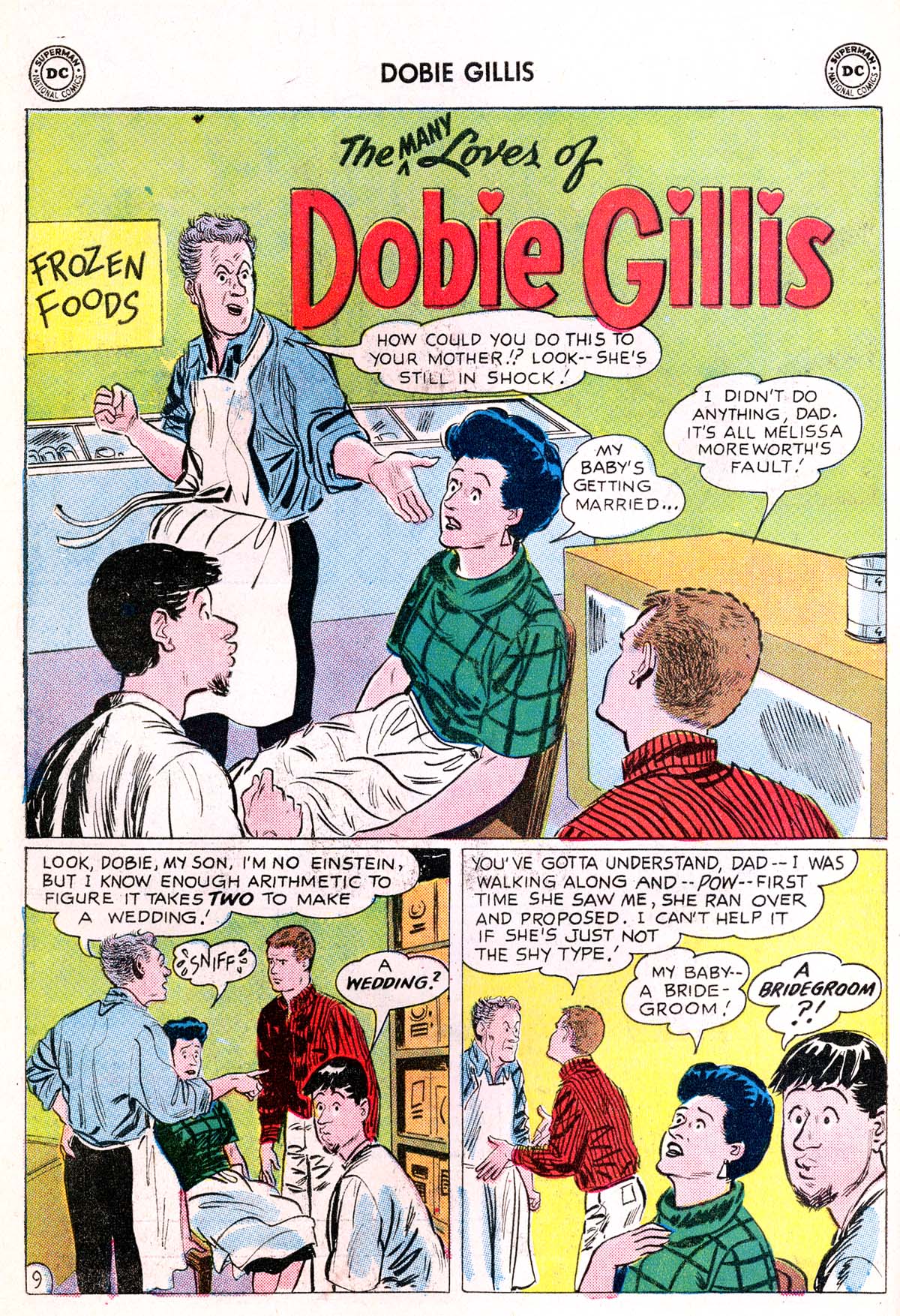 Read online Many Loves of Dobie Gillis comic -  Issue #8 - 14