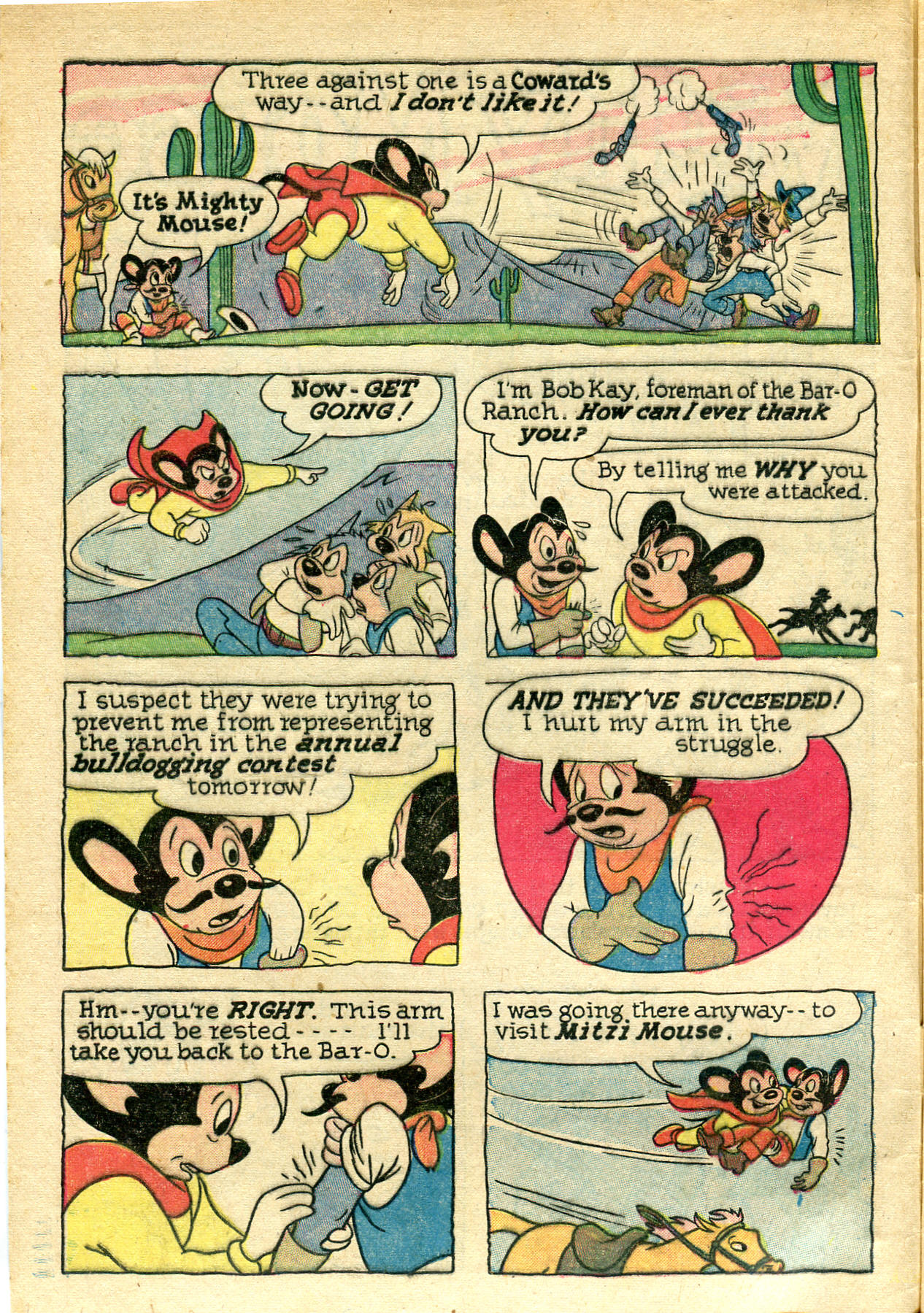 Read online Paul Terry's Mighty Mouse Comics comic -  Issue #69 - 4