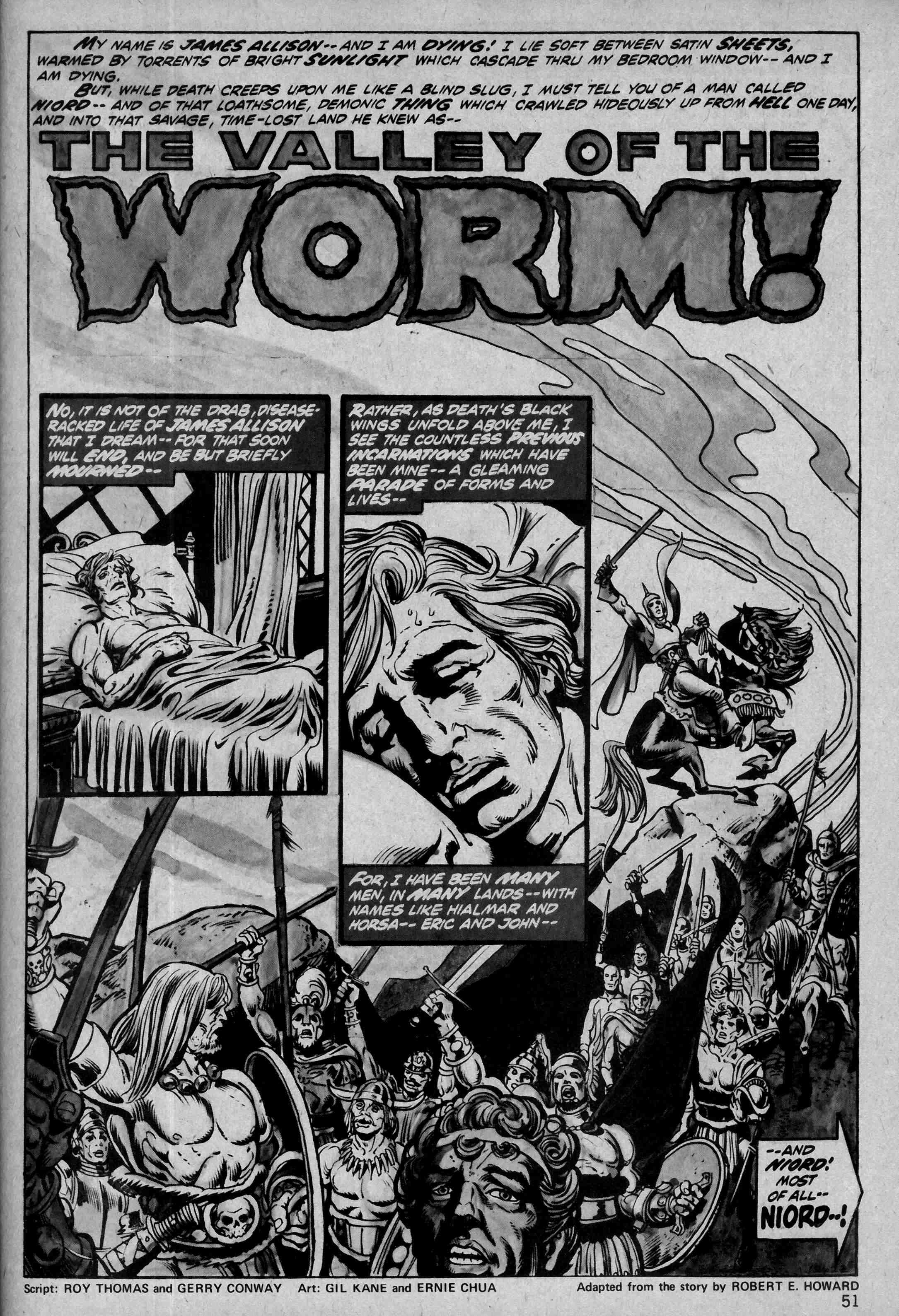 Read online Kull and the Barbarians comic -  Issue #1 - 51