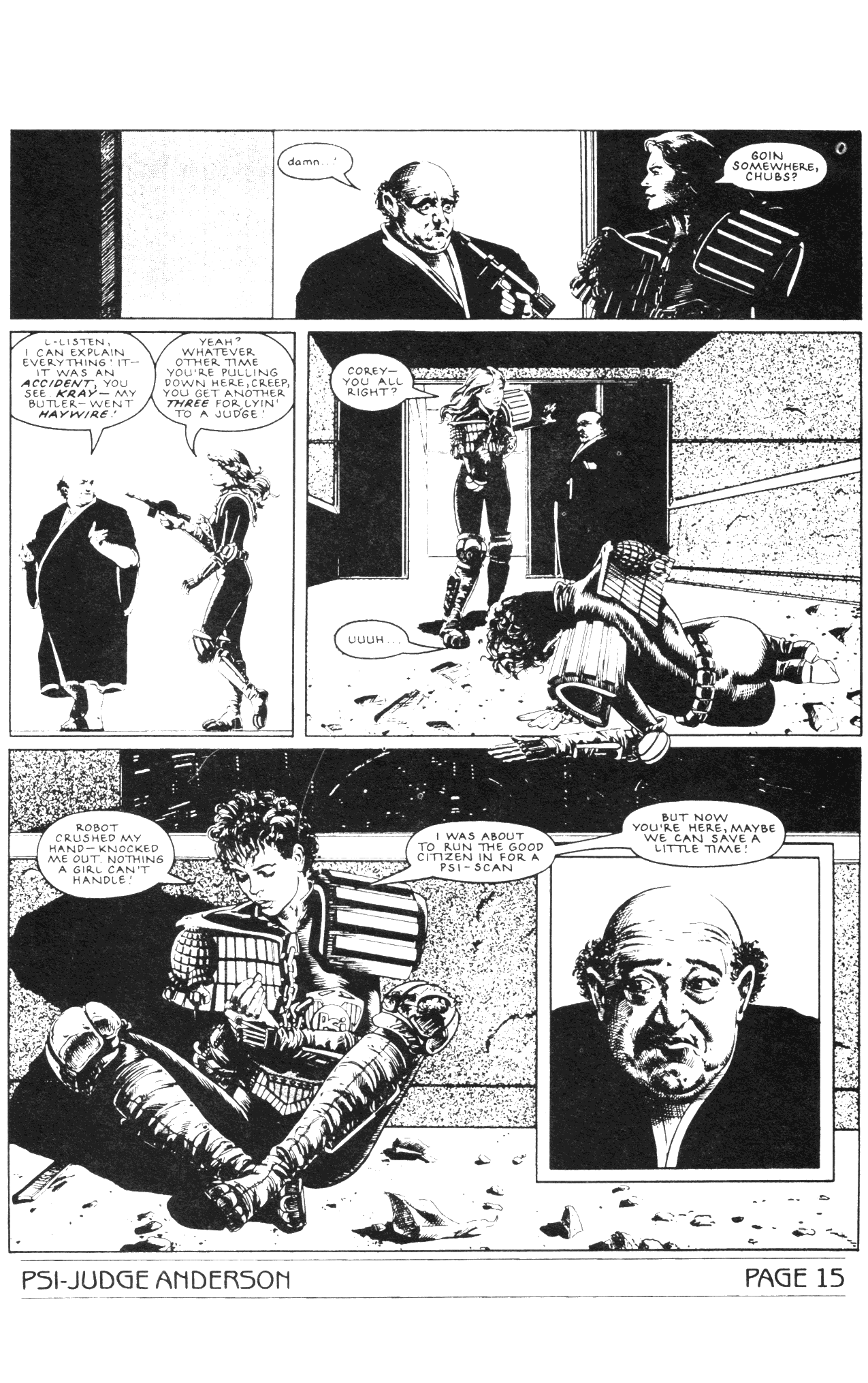 Read online Psi-Judge Anderson comic -  Issue #9 - 17