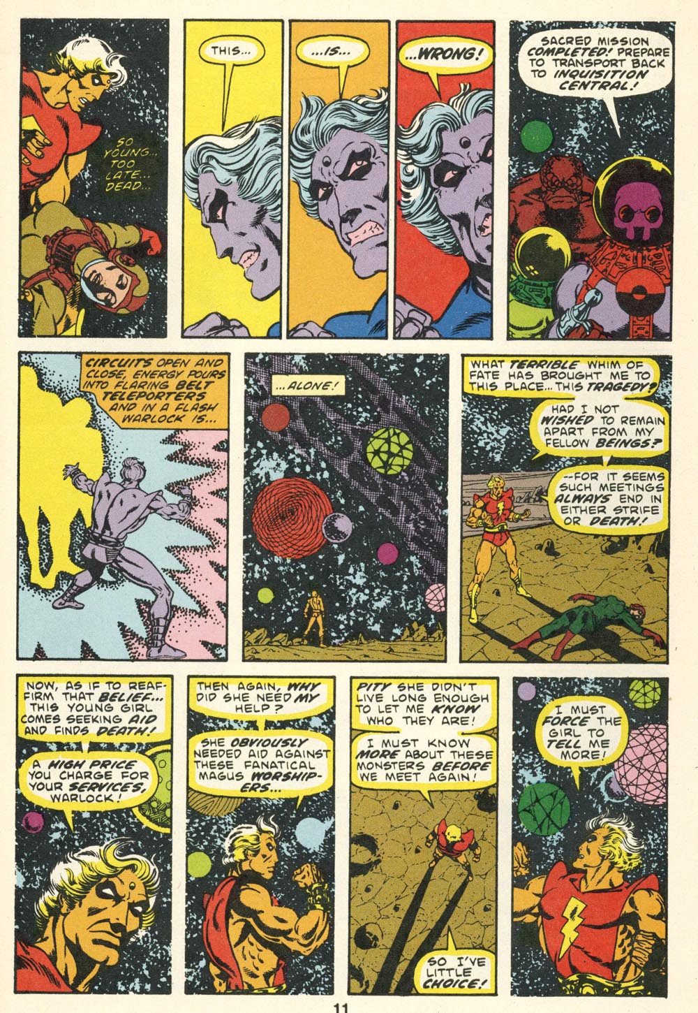 Read online Warlock (1992) comic -  Issue #1 - 13