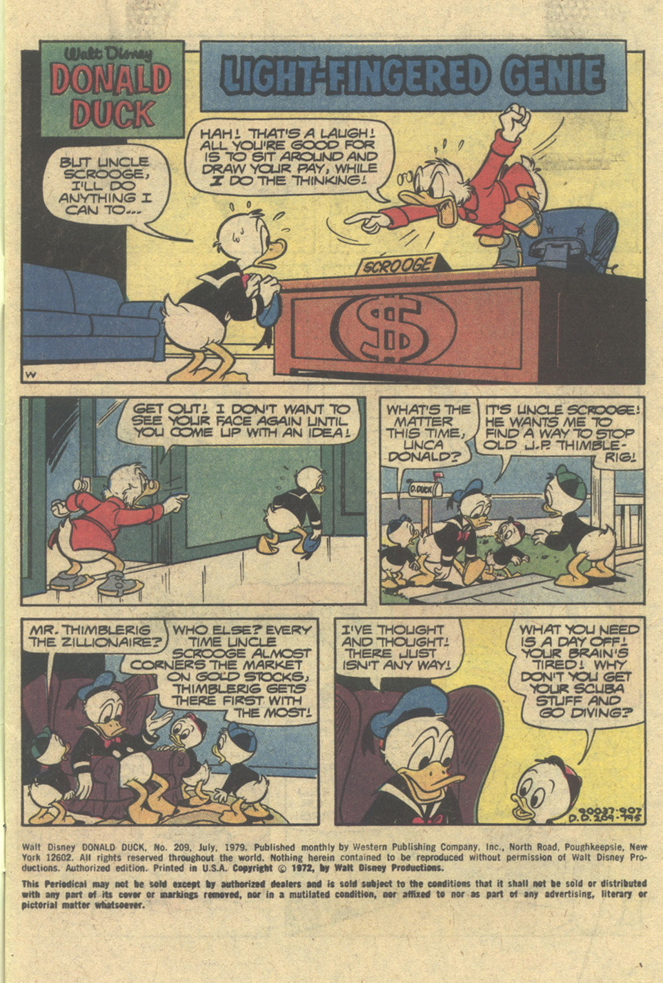 Read online Walt Disney's Donald Duck (1952) comic -  Issue #209 - 3