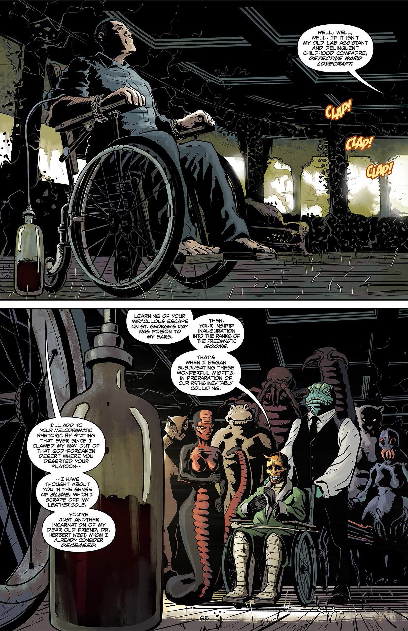 Read online Lovecraft P.I. - The Curious Case of ReAnimator comic -  Issue # TPB - 66