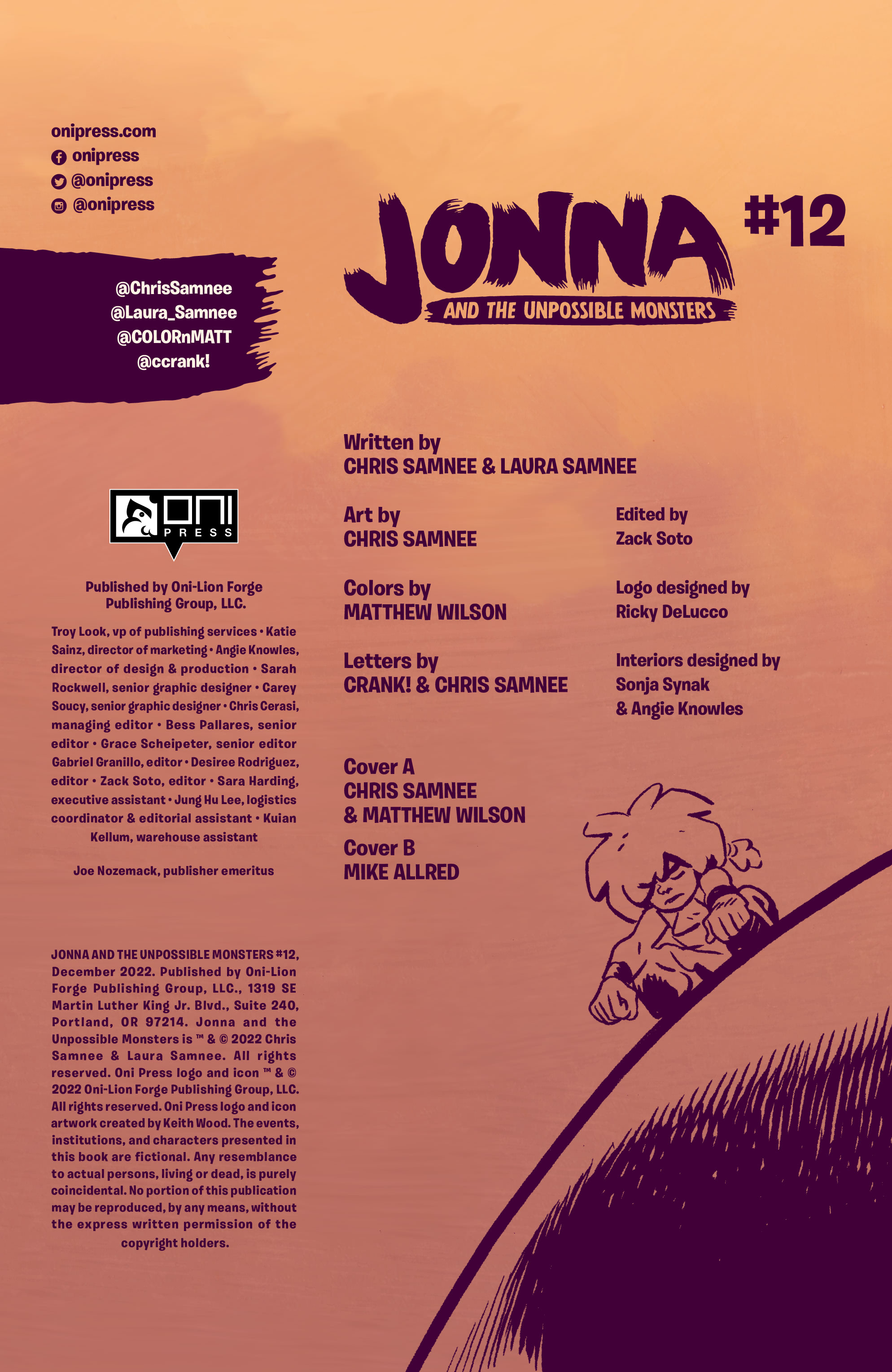 Read online Jonna and the Unpossible Monsters comic -  Issue #12 - 2