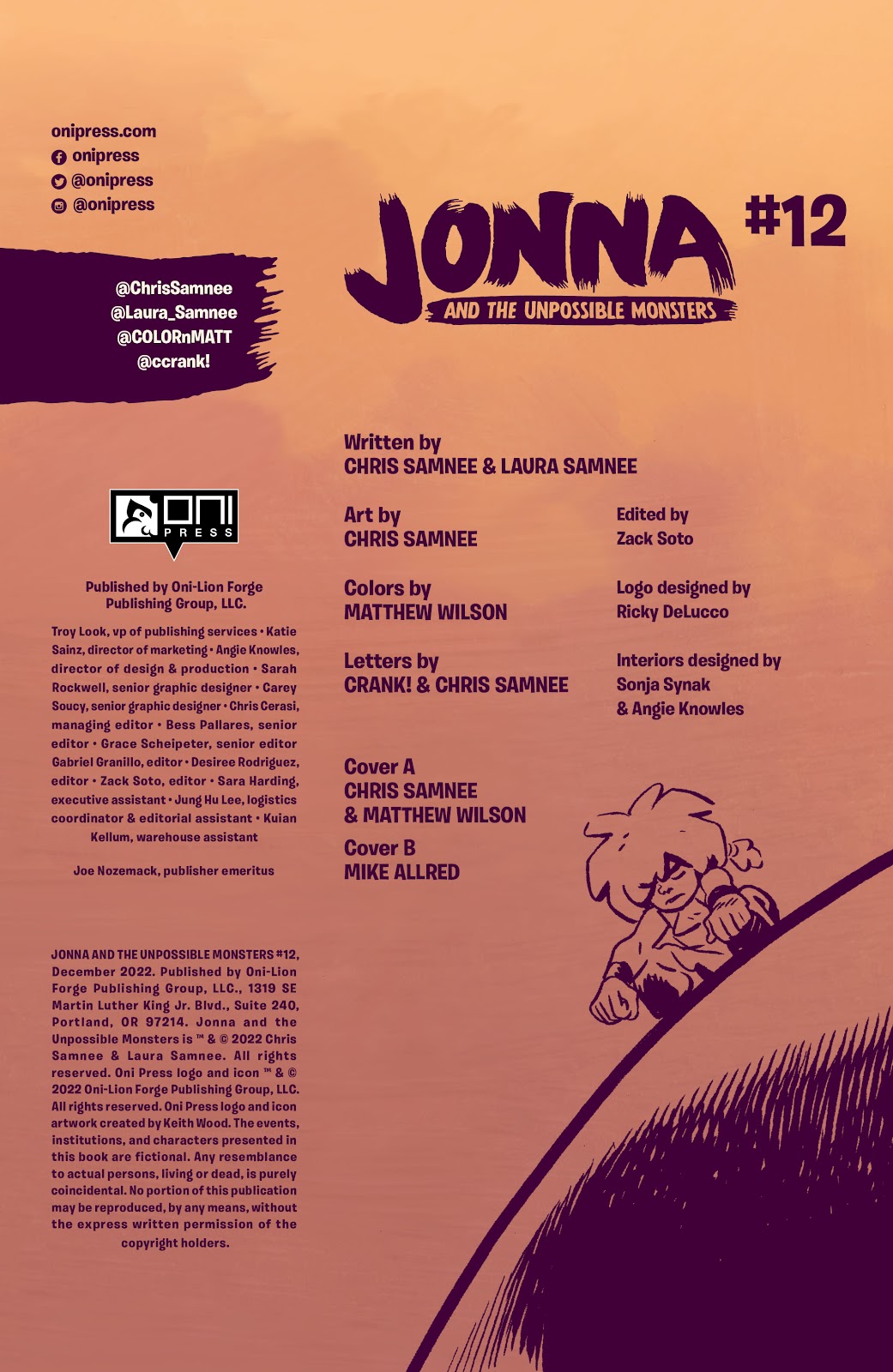 Jonna and the Unpossible Monsters issue 12 - Page 2