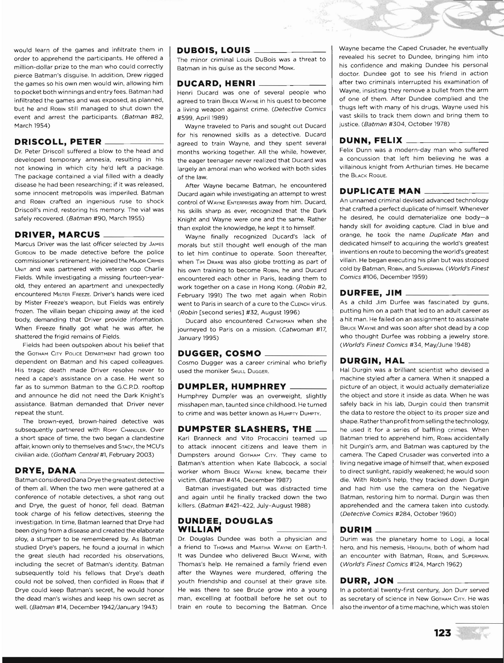 Read online The Essential Batman Encyclopedia comic -  Issue # TPB (Part 2) - 35