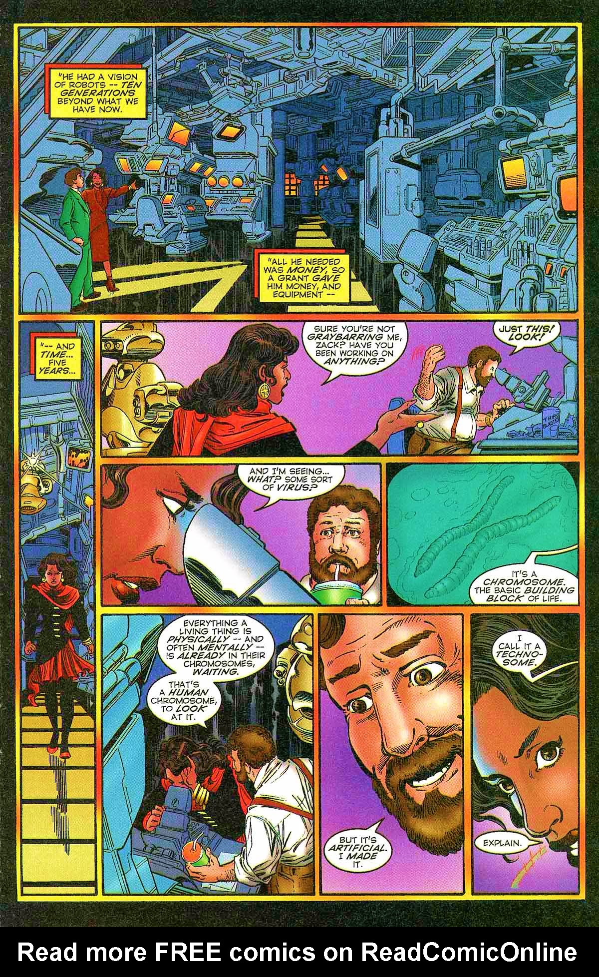 Read online Isaac Asimov's I-Bots comic -  Issue #2 - 13