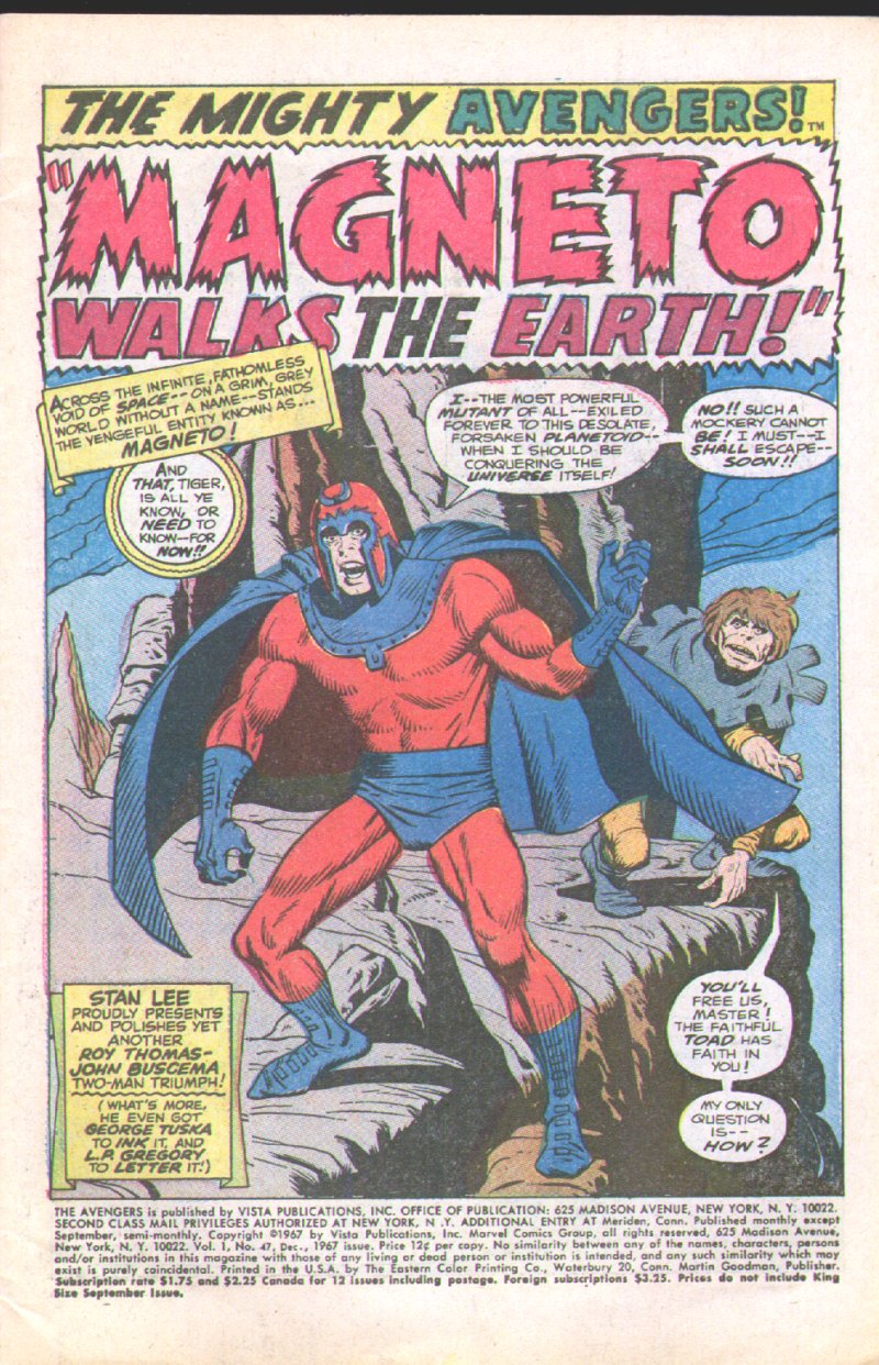 Read online The Avengers (1963) comic -  Issue #47 - 2