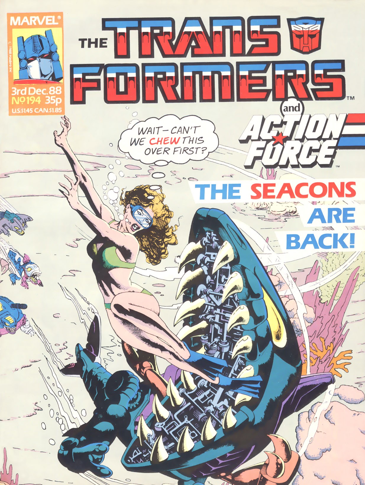 Read online The Transformers (UK) comic -  Issue #194 - 1