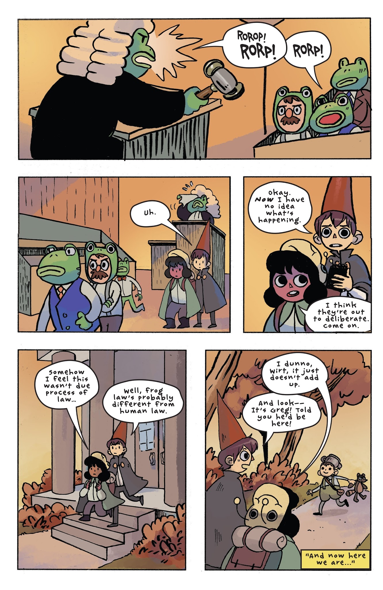 Read online Over the Garden Wall (2016) comic -  Issue #15 - 22