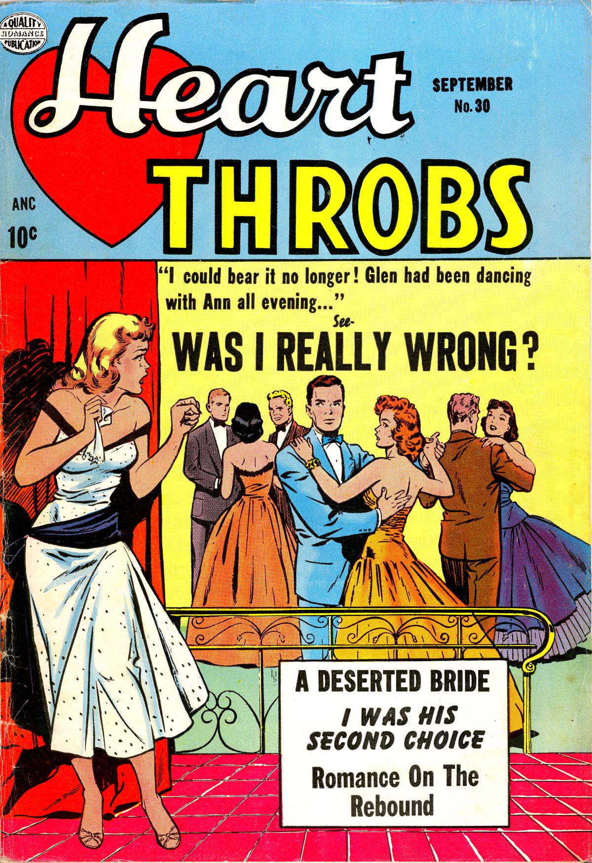 Read online Heart Throbs comic -  Issue #30 - 1