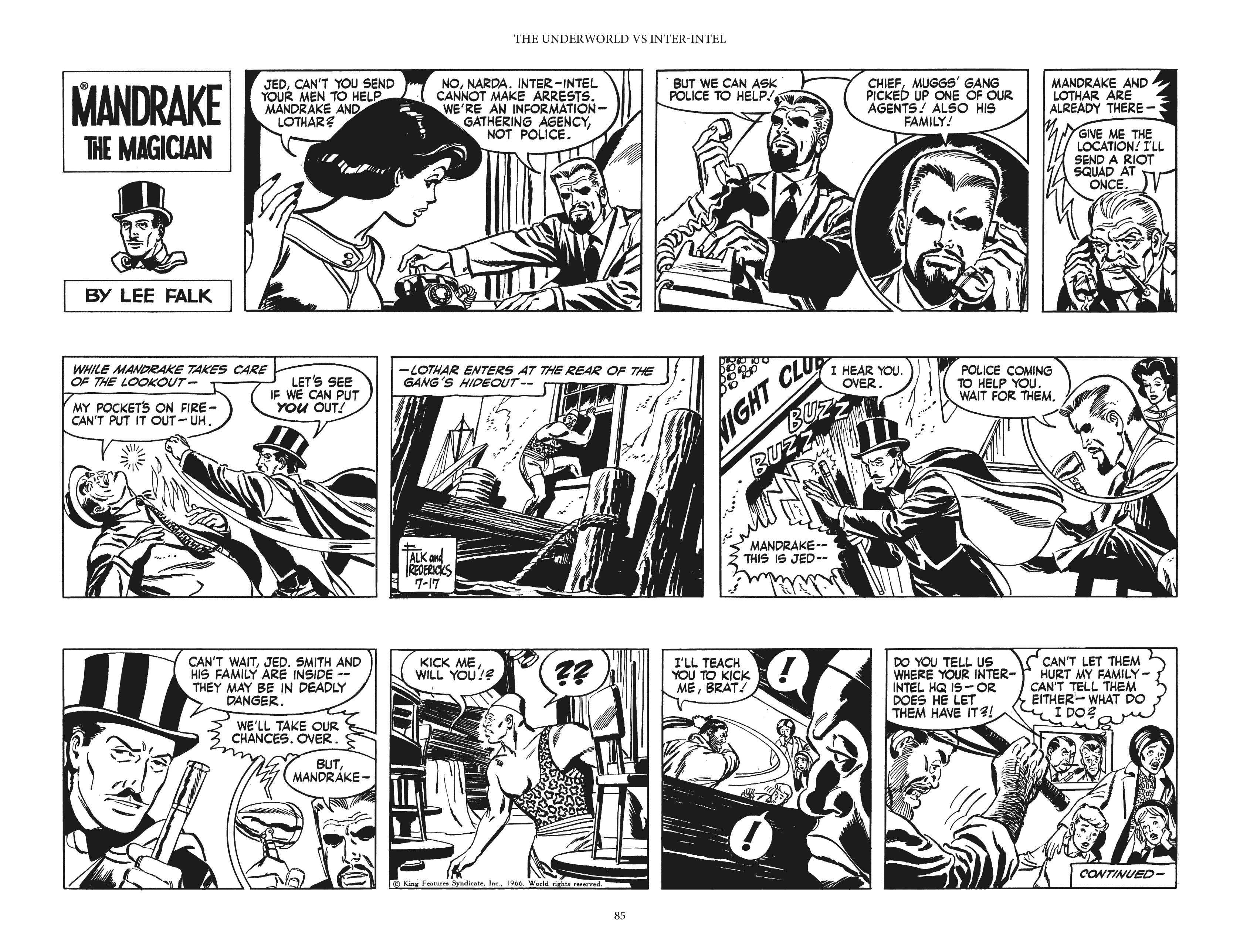 Read online Mandrake the Magician: The Fred Fredricks Sundays comic -  Issue # TPB (Part 1) - 86