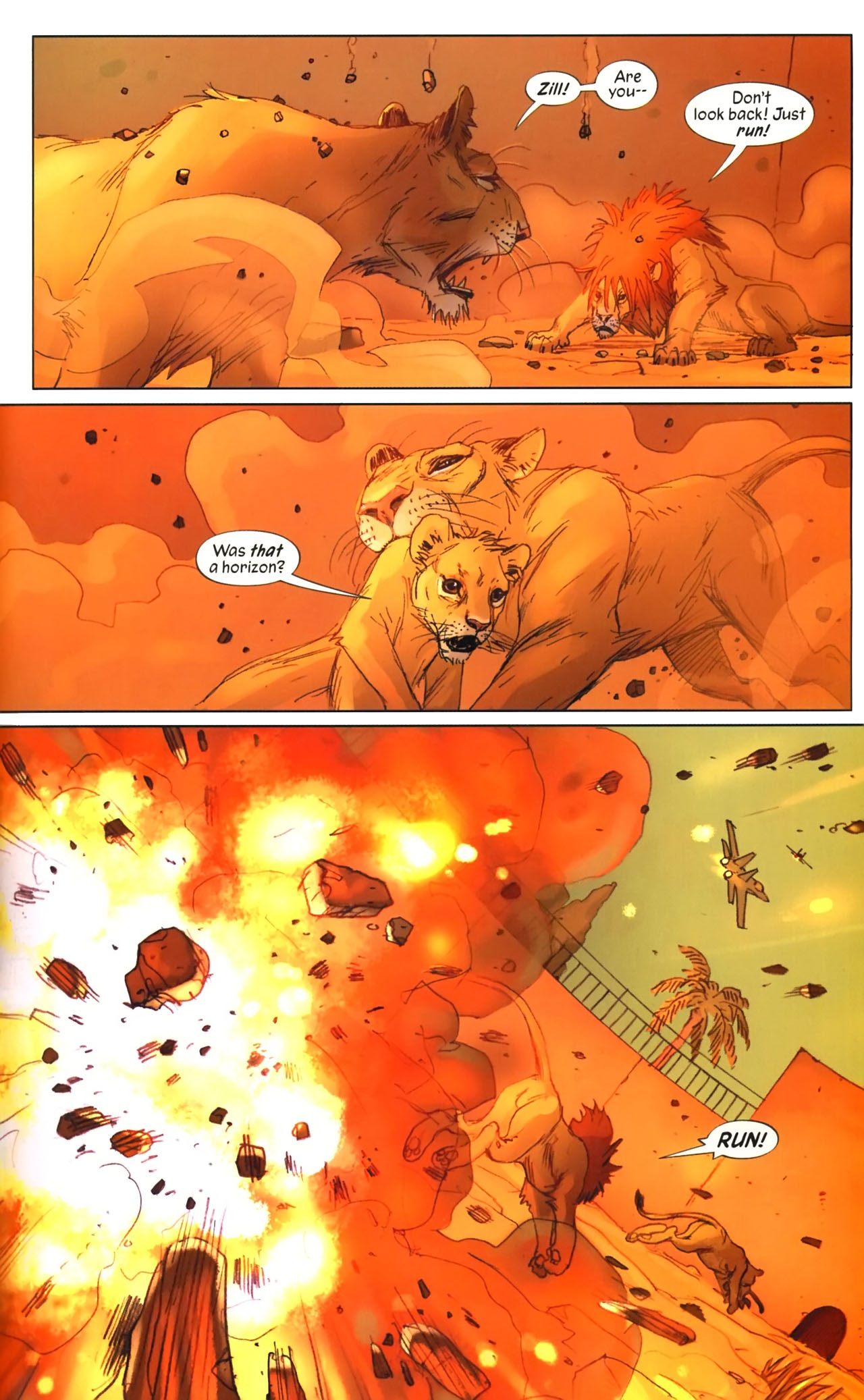 Read online Pride of Baghdad comic -  Issue # Full - 26