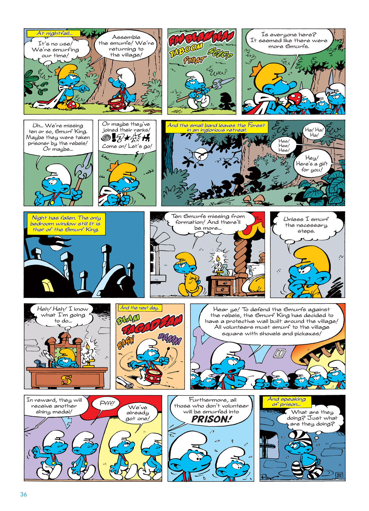 Read online The Smurfs comic -  Issue #3 - 36
