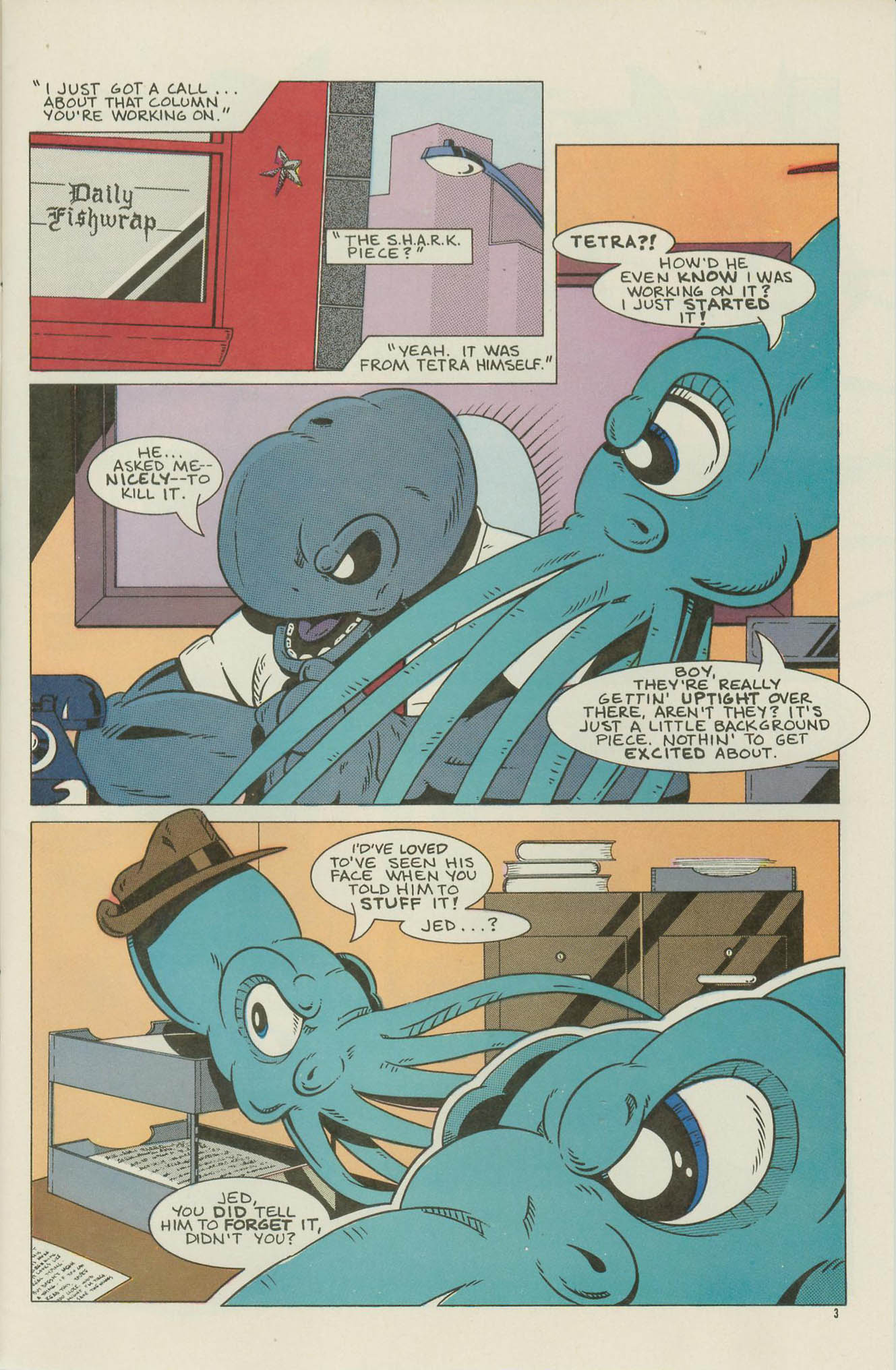 Read online The Fish Police comic -  Issue #8 - 5