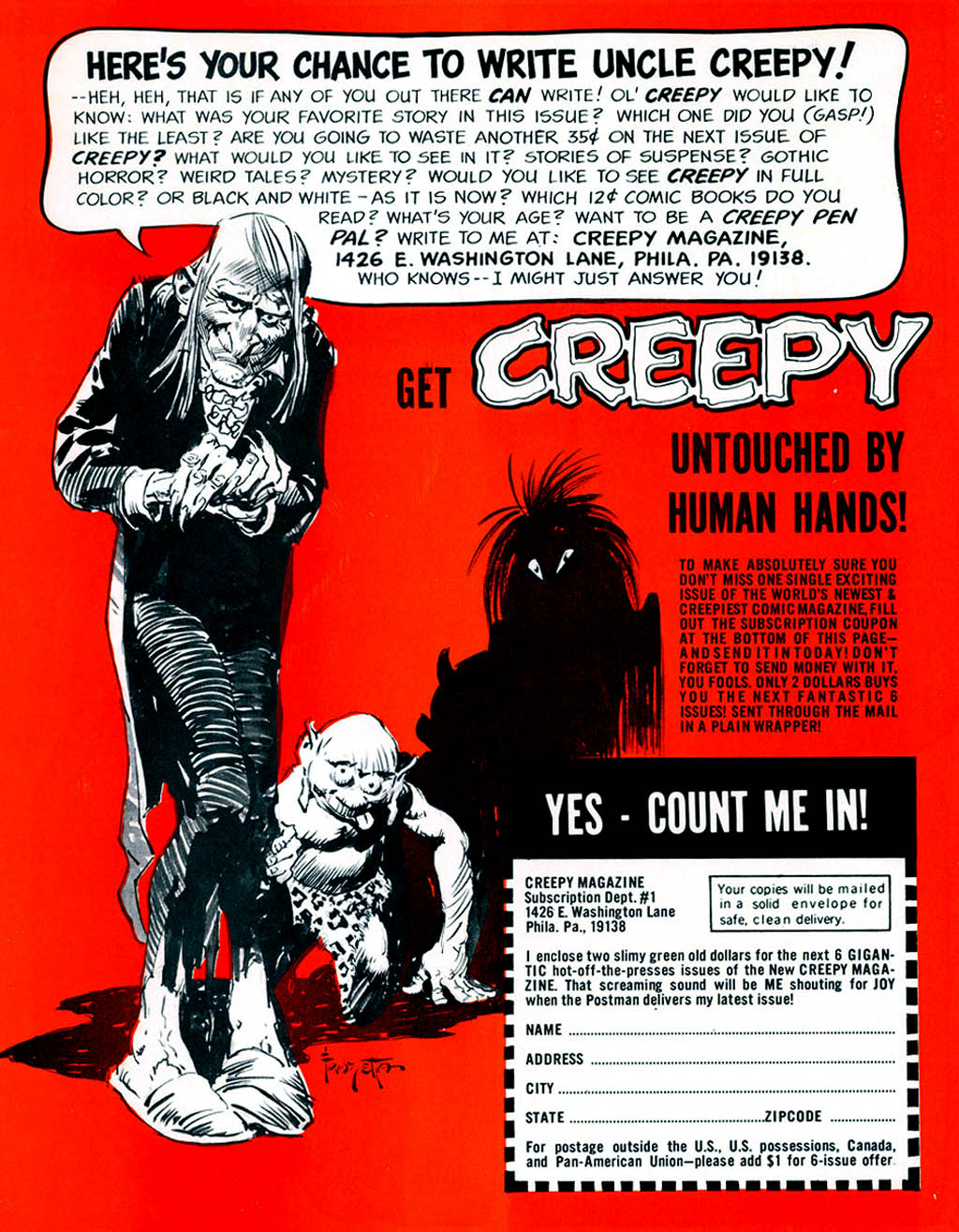 Read online Creepy (1964) comic -  Issue #1 - 51