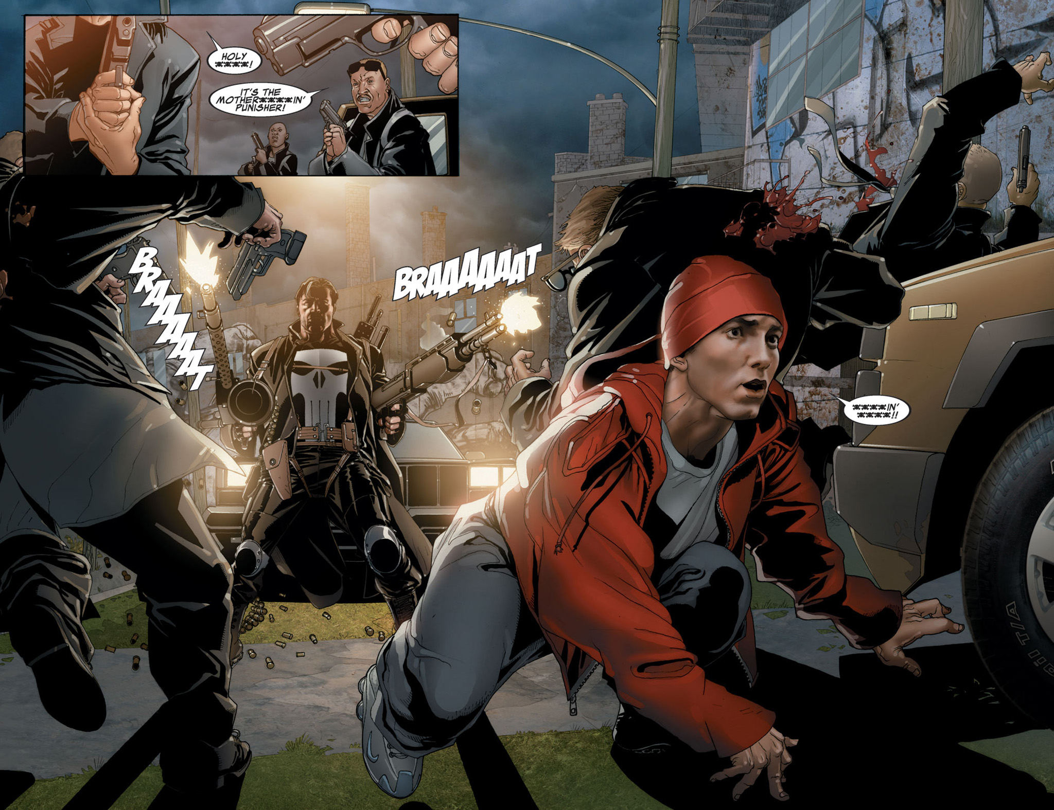 Read online Eminem/Punisher comic -  Issue # Full - 5