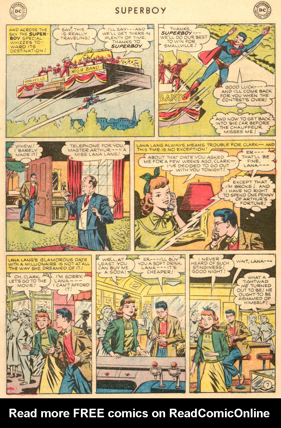 Read online Superboy (1949) comic -  Issue #23 - 8