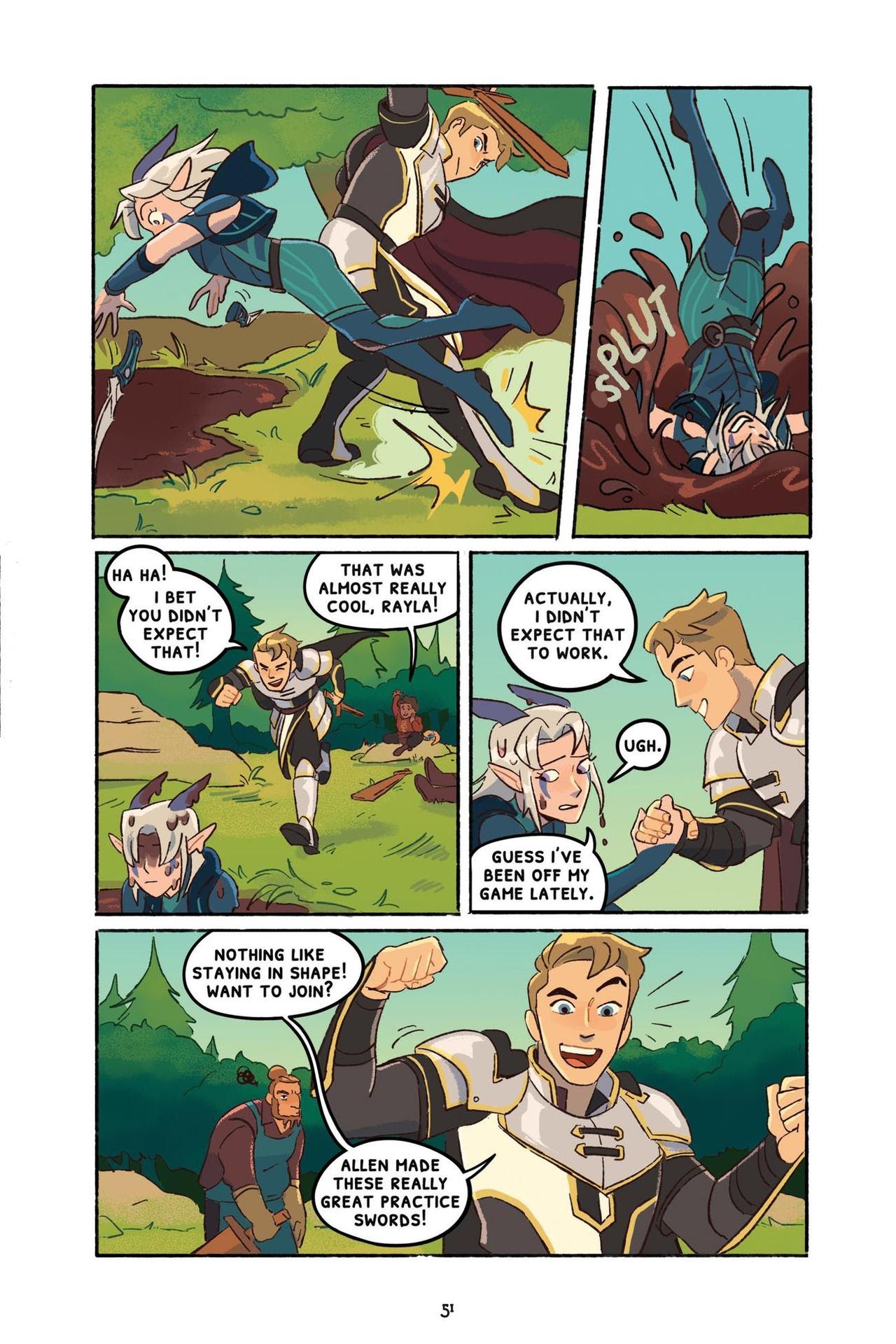 Read online Through the Moon: The Dragon Prince Graphic Novel comic -  Issue # TPB - 55