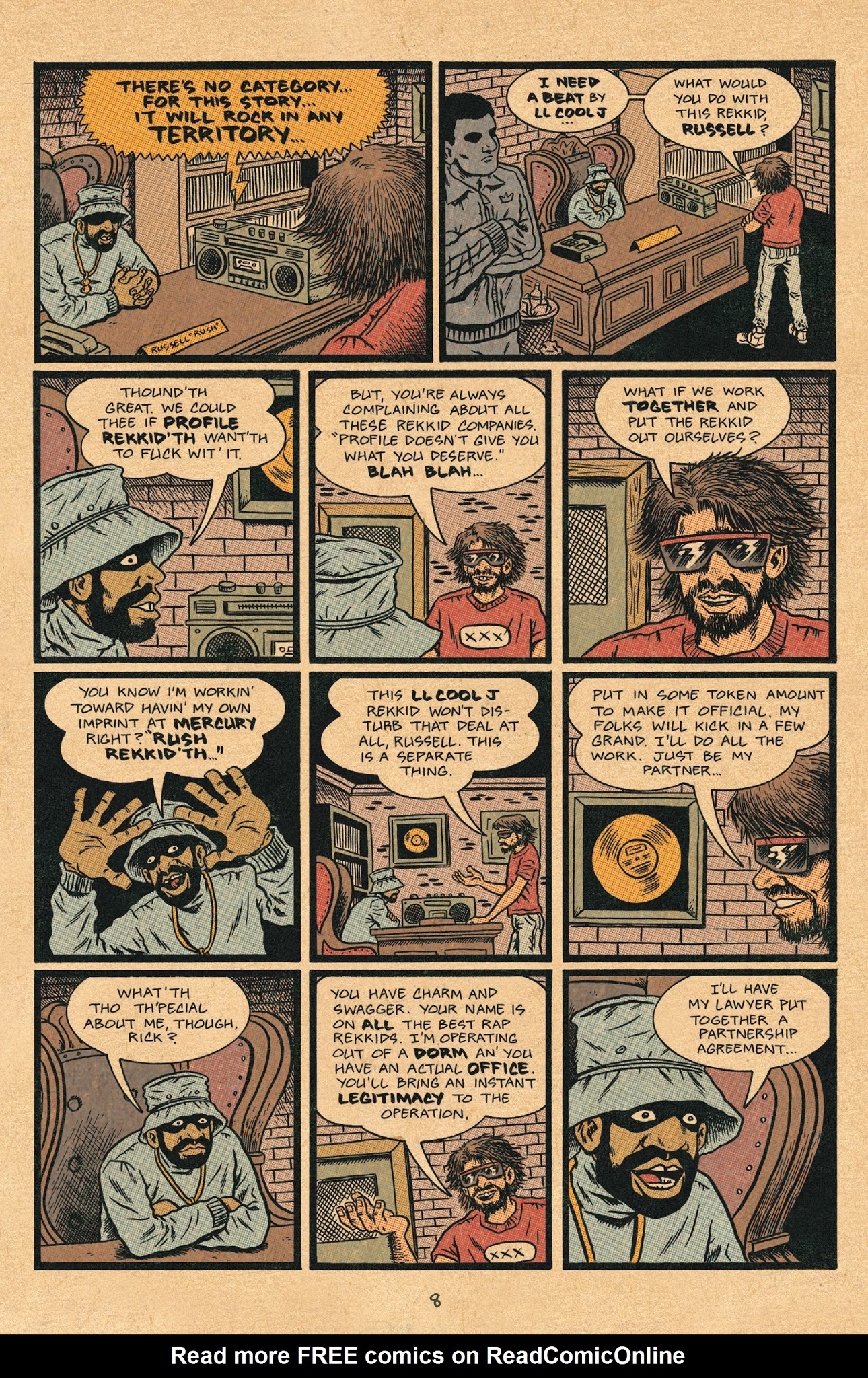 Read online Hip Hop Family Tree (2015) comic -  Issue #12 - 10