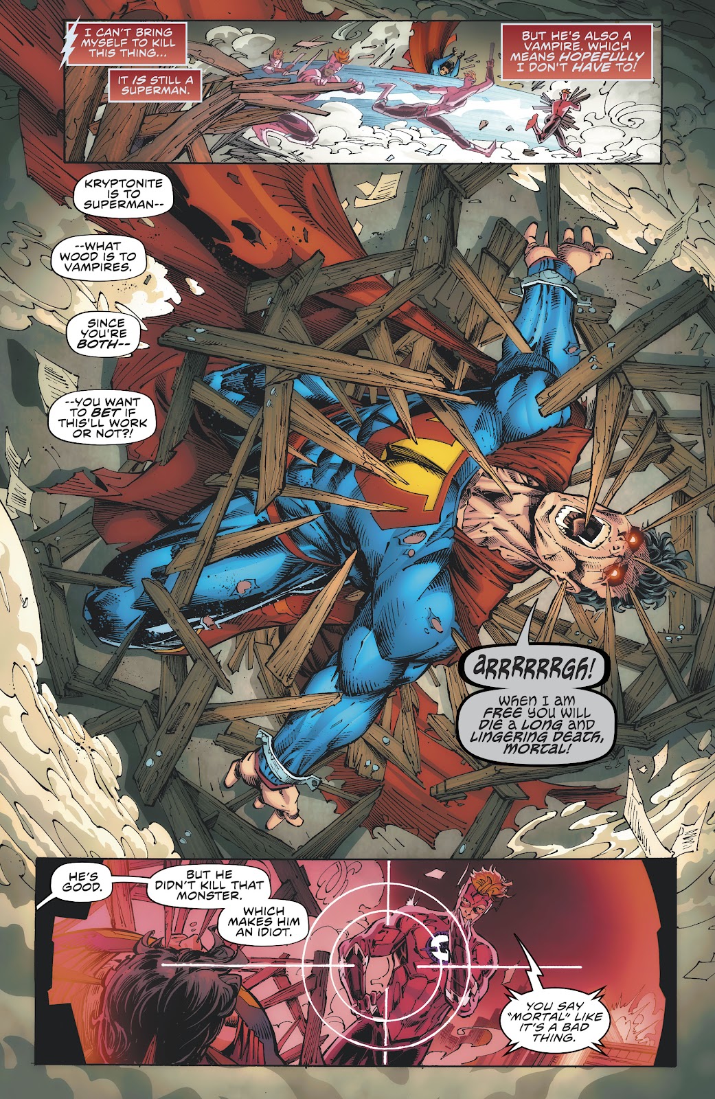 DC Comics Flash Forward Wally West superman Batman Tempus Fuginaut
