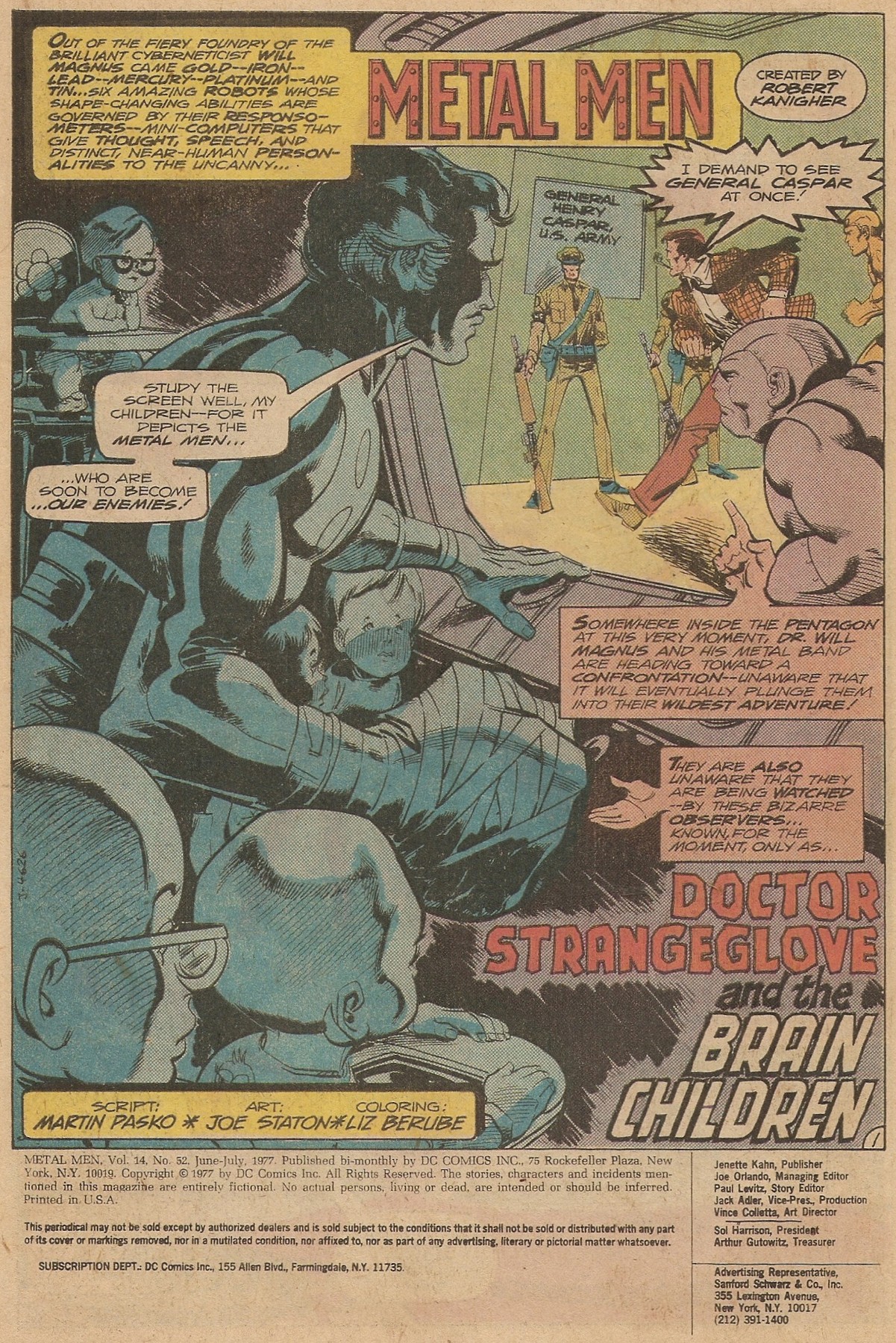 Read online Metal Men (1963) comic -  Issue #52 - 3